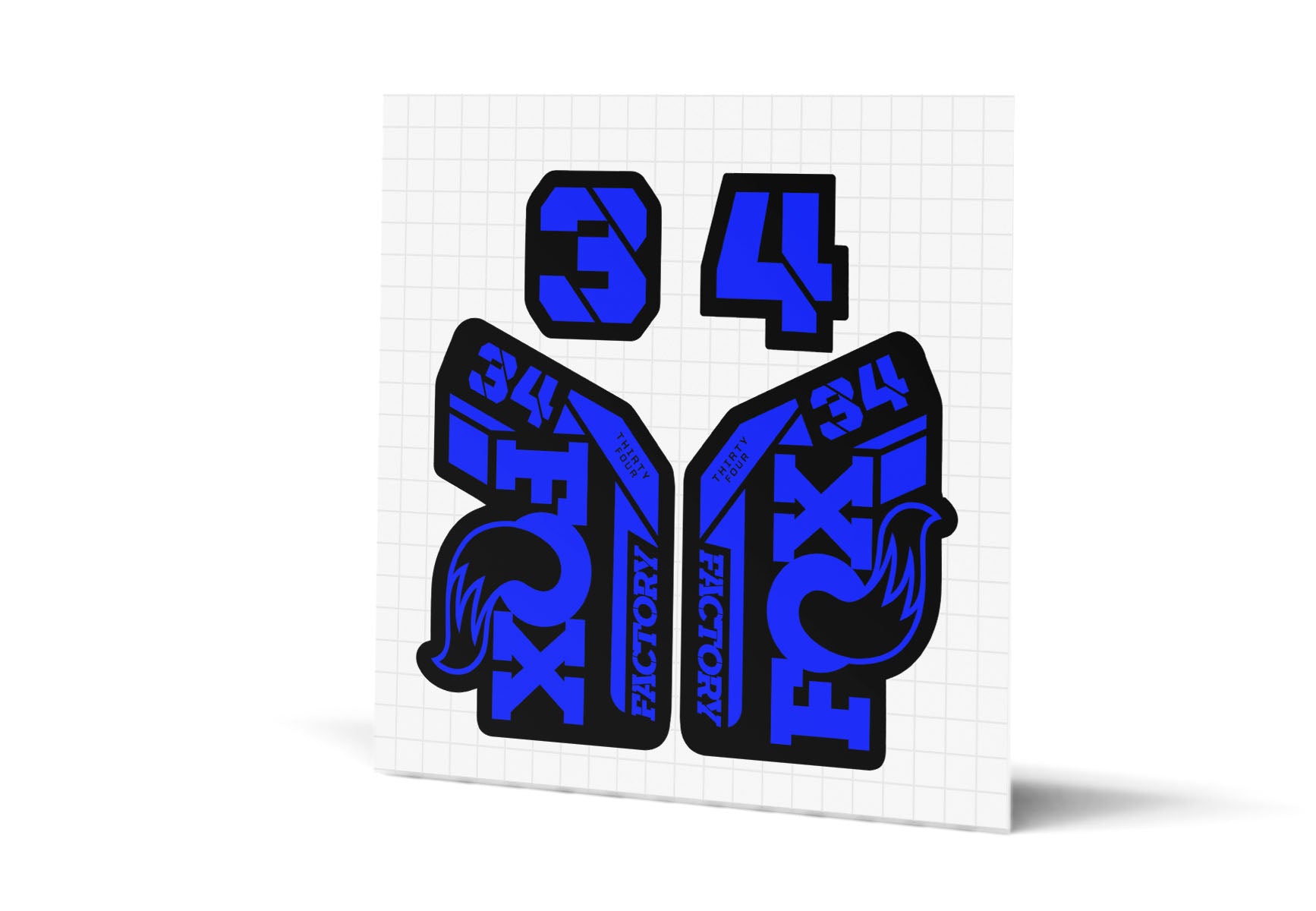 34 Factory Gloss Decals - Black Lowers