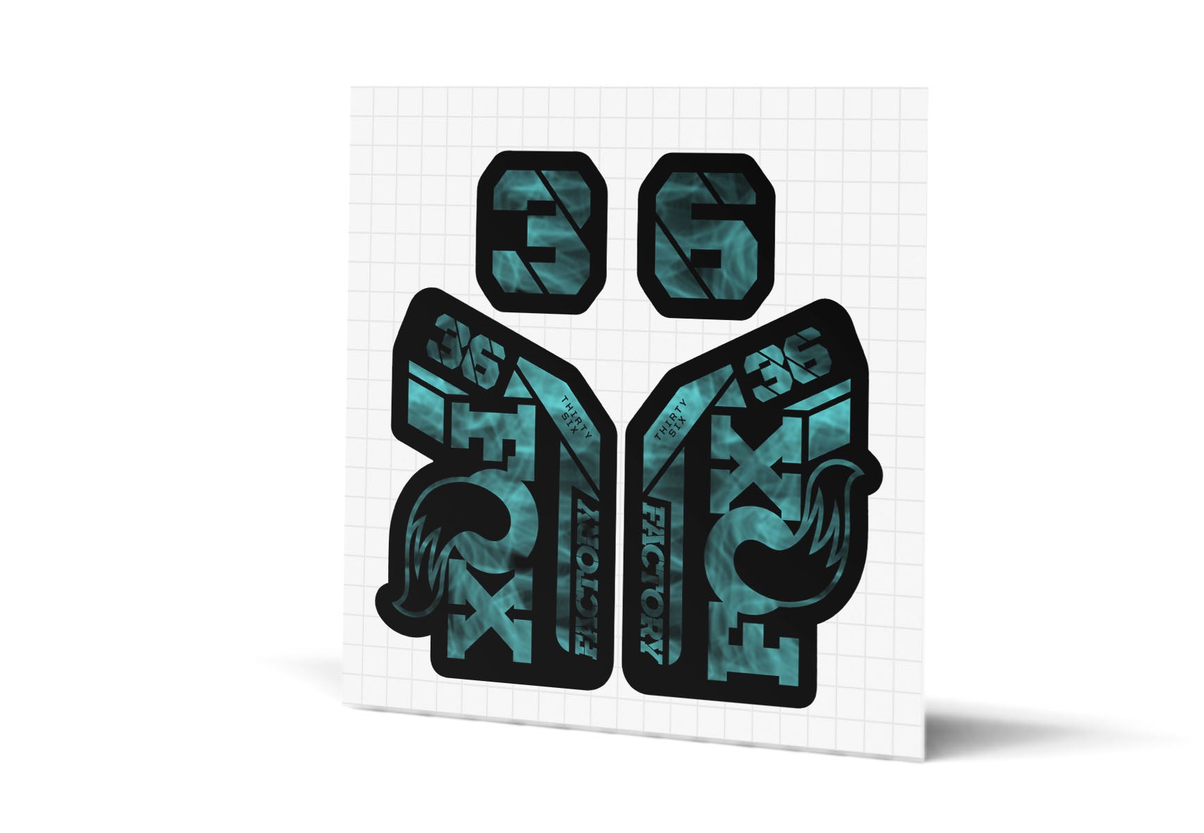 36 Factory Gloss Decals - Black Lowers