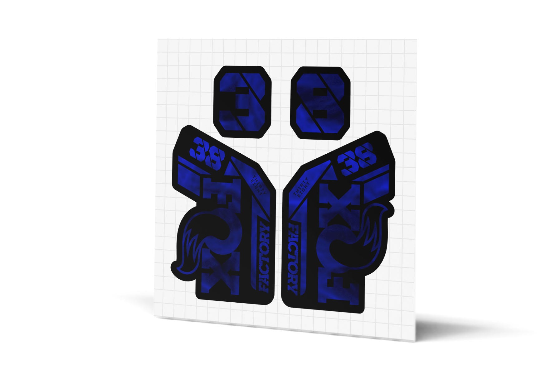 38 Factory Gloss Decals - Black Lowers