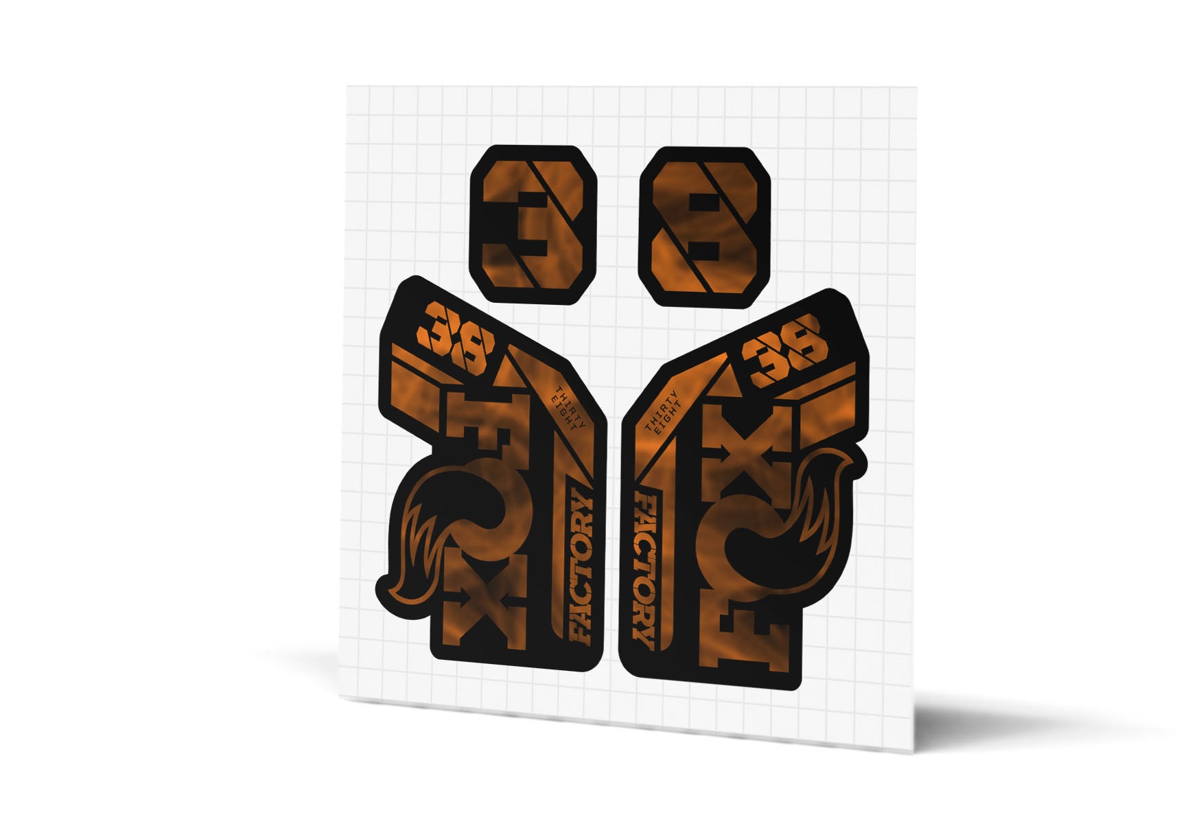 38 Factory Gloss Decals - Black Lowers