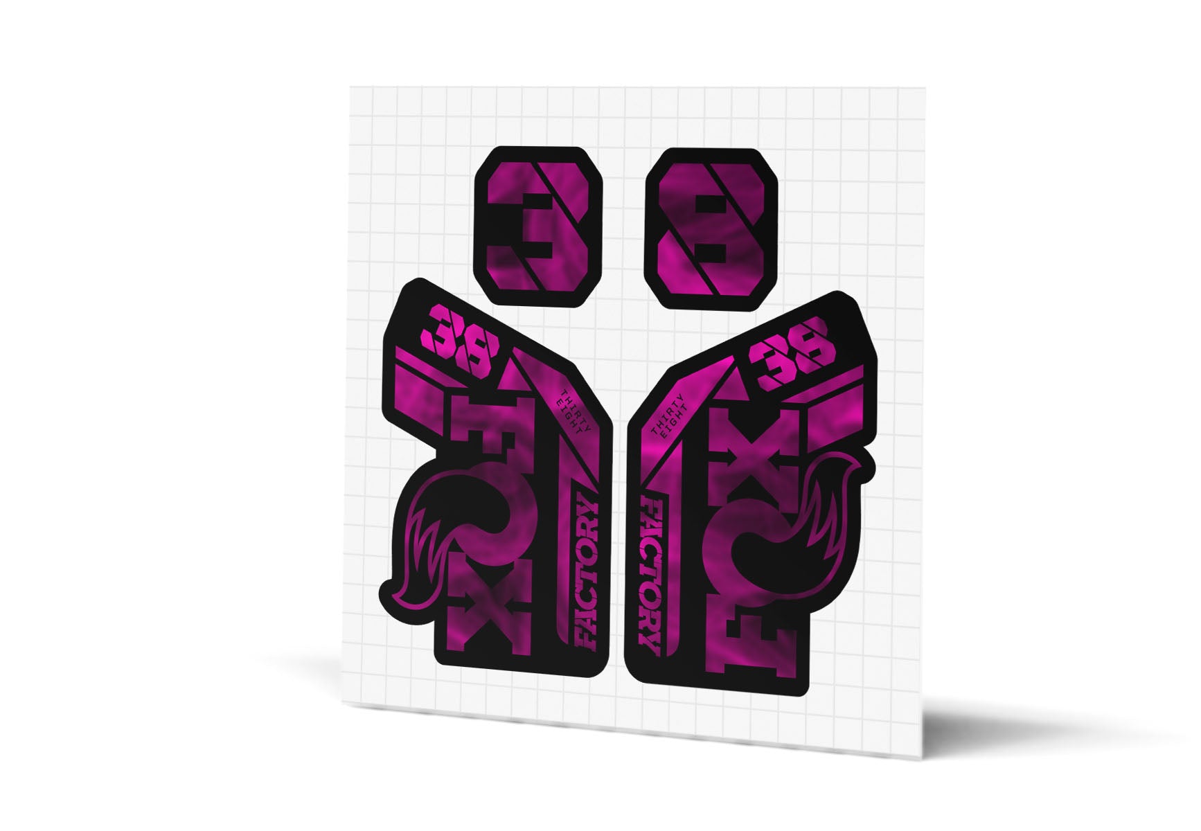 38 Factory Gloss Decals - Black Lowers