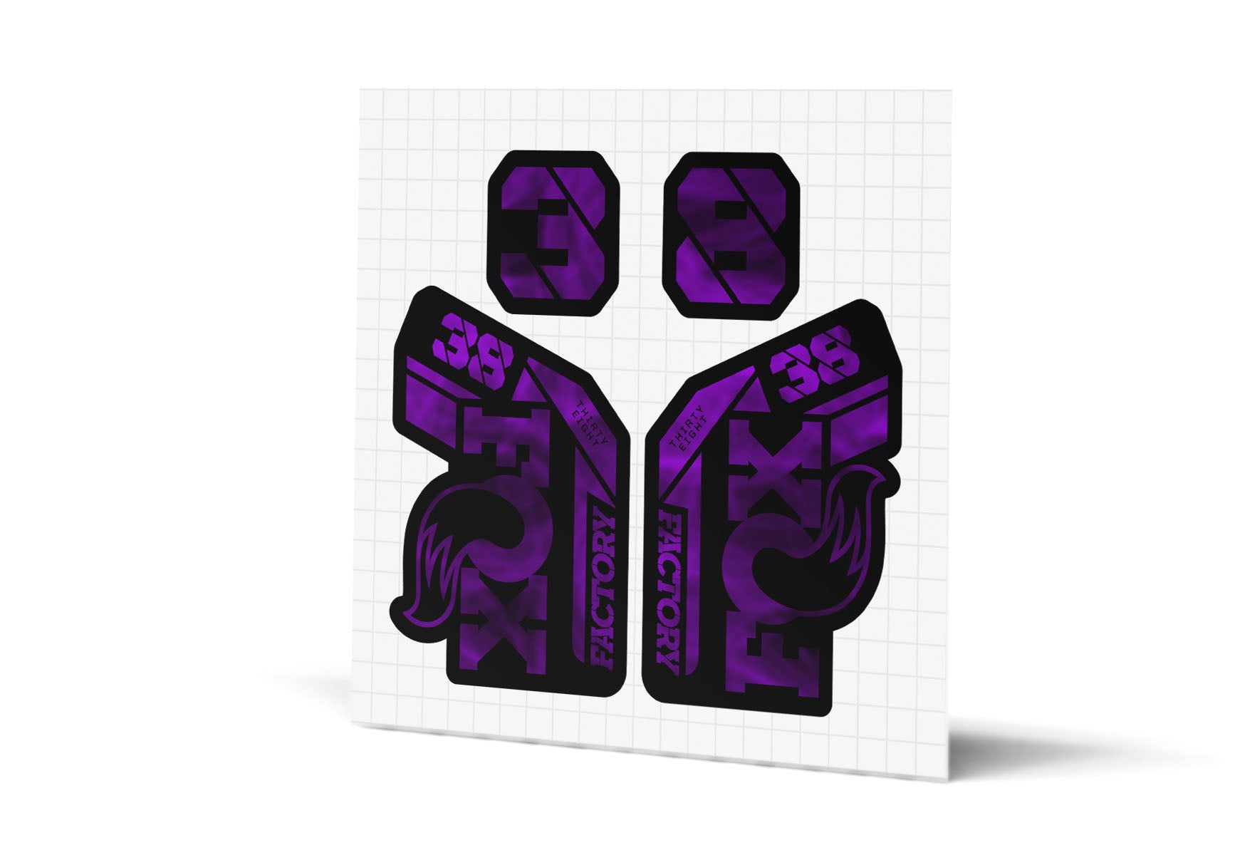 38 Factory Gloss Decals - Black Lowers