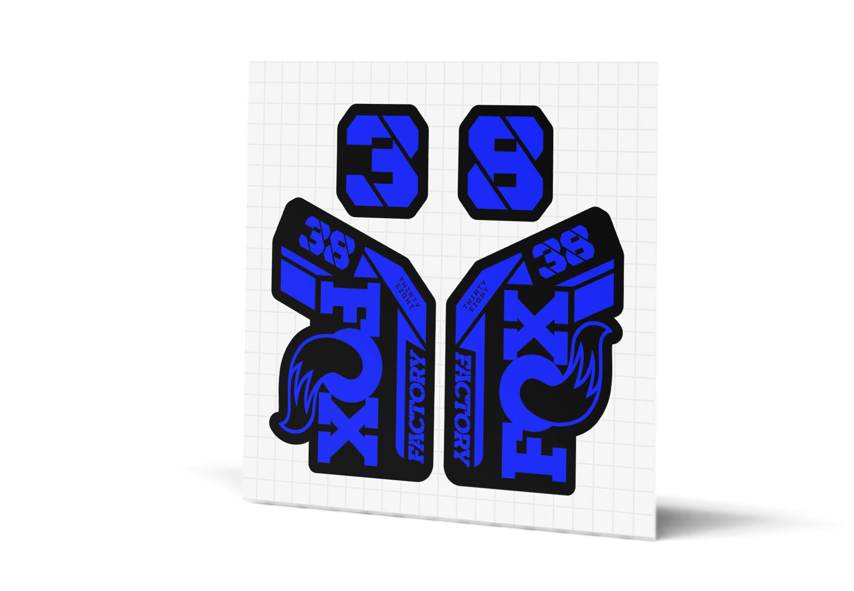 38 Factory Gloss Decals - Black Lowers