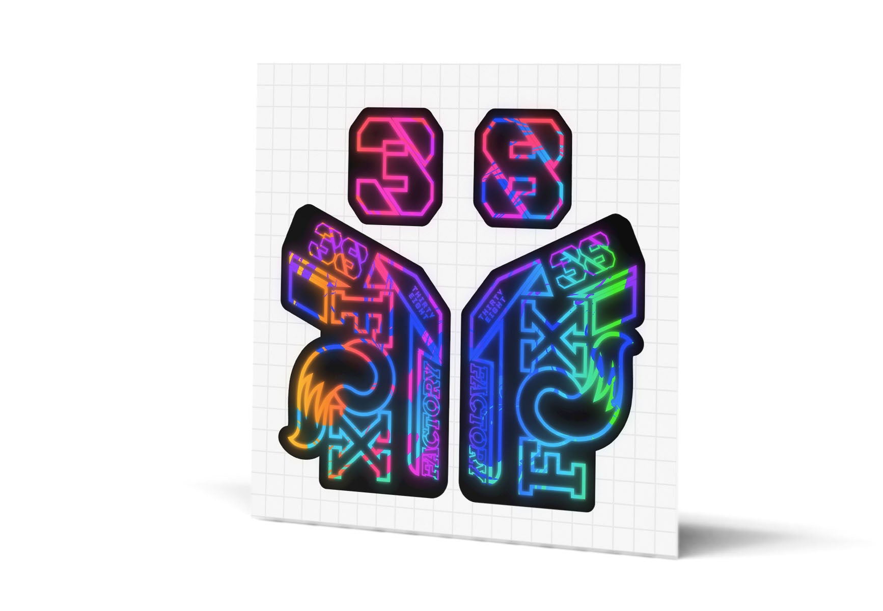 38 Factory Gloss Decals - Black Lowers