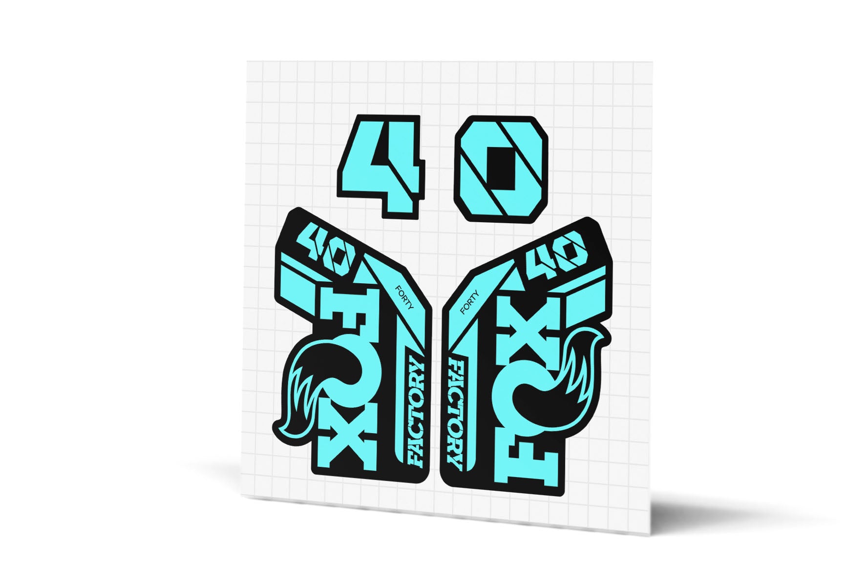 40 Factory Gloss Decals - Black Lowers