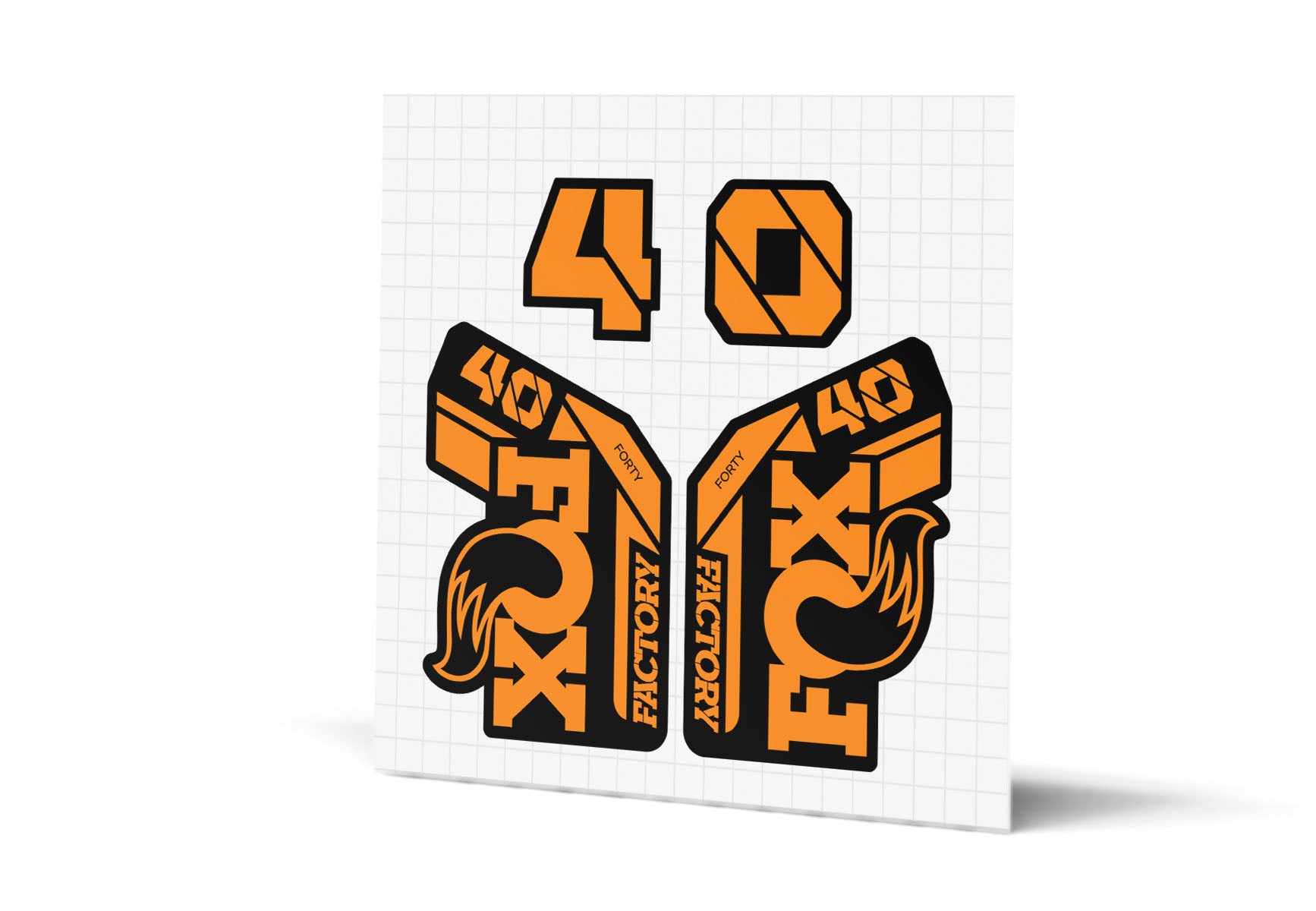 40 Factory Gloss Decals - Black Lowers