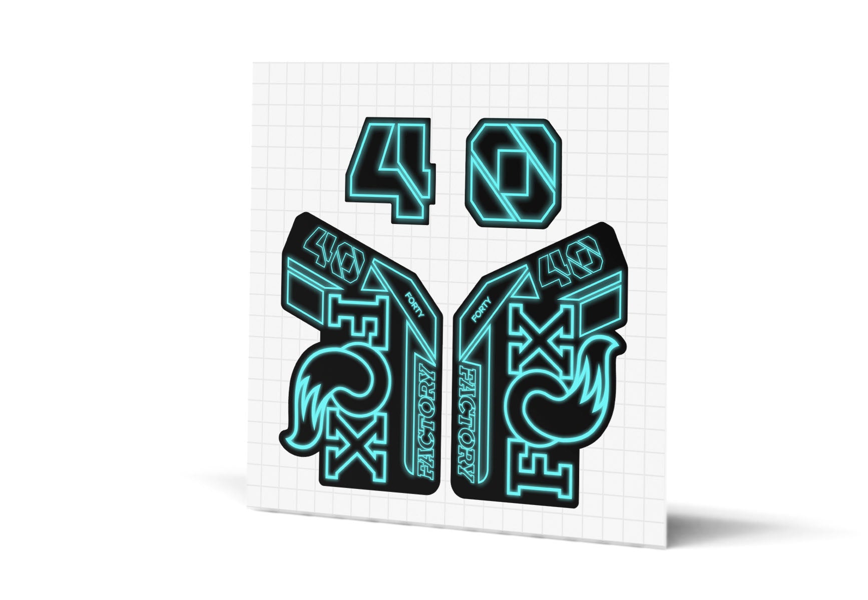 40 Factory Gloss Decals - Black Lowers