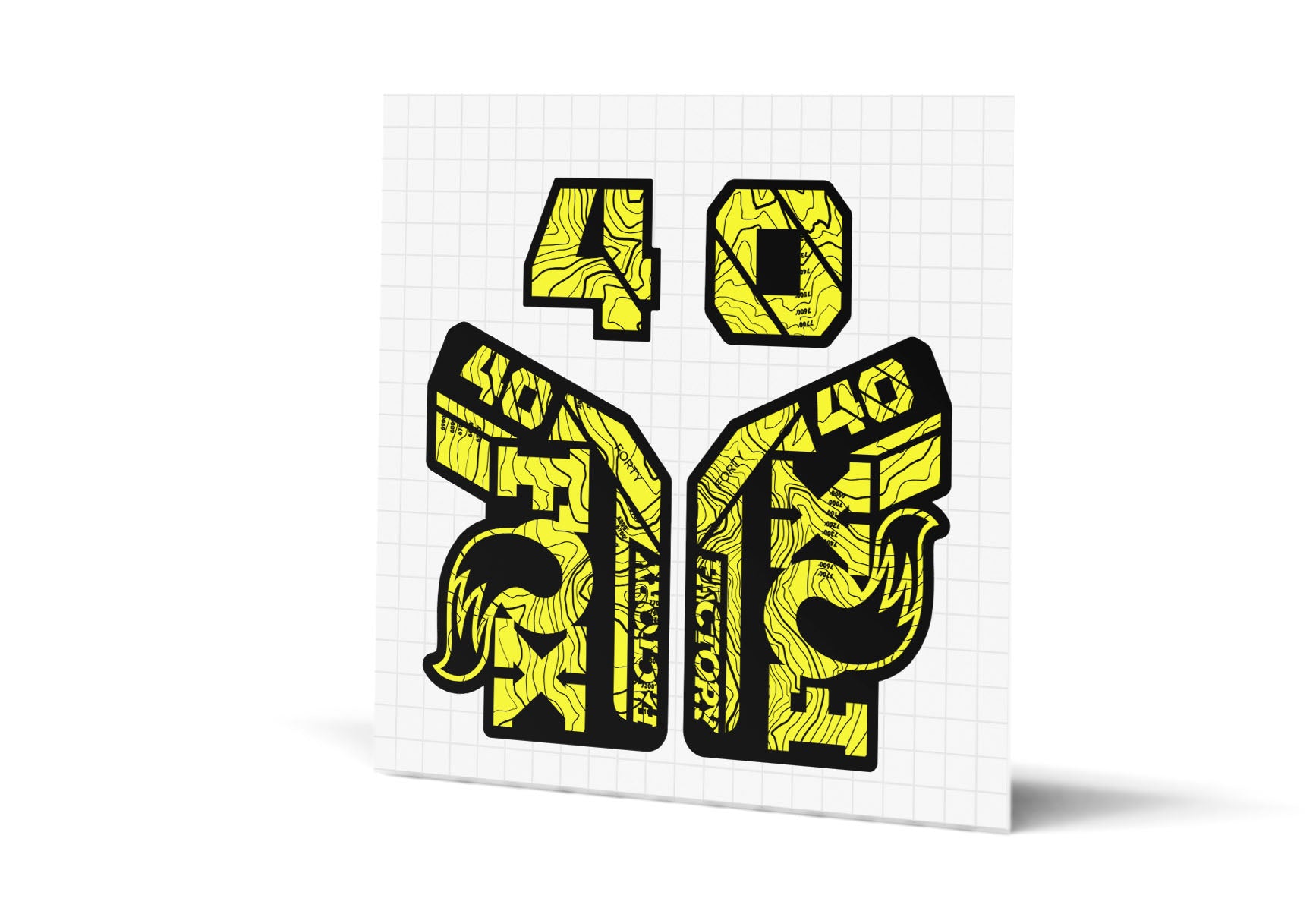 40 Factory Gloss Decals - Black Lowers