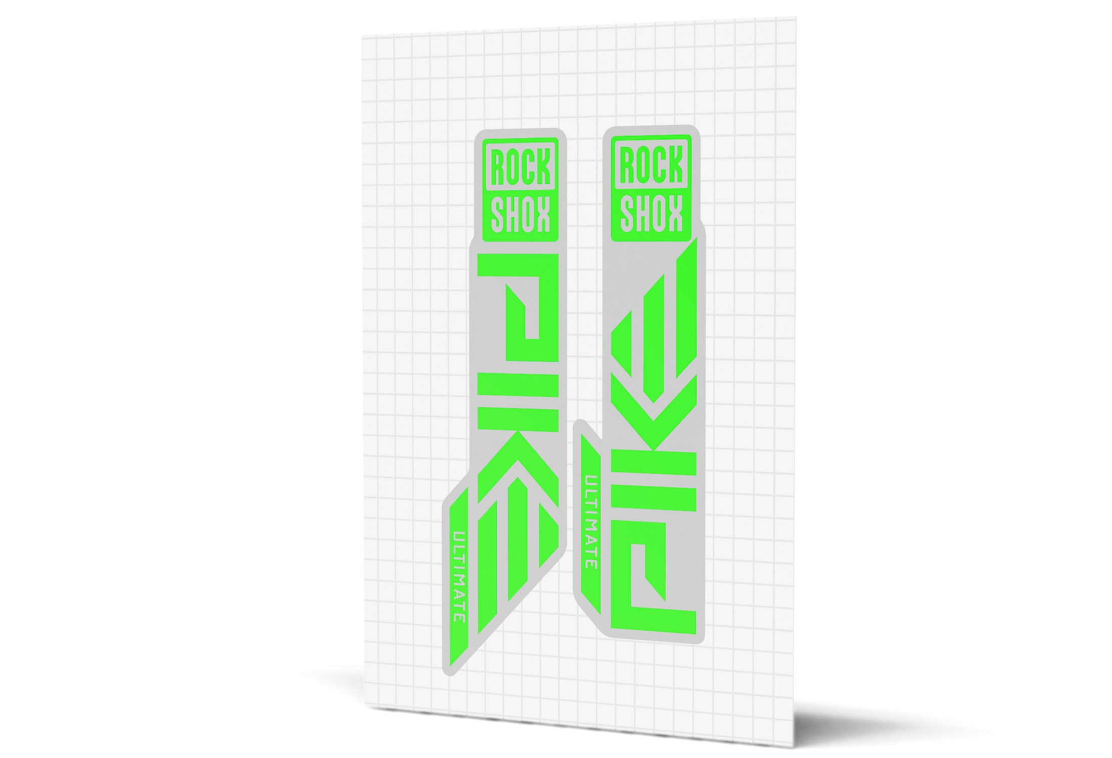 Pike Gloss Decals - Silver Lowers