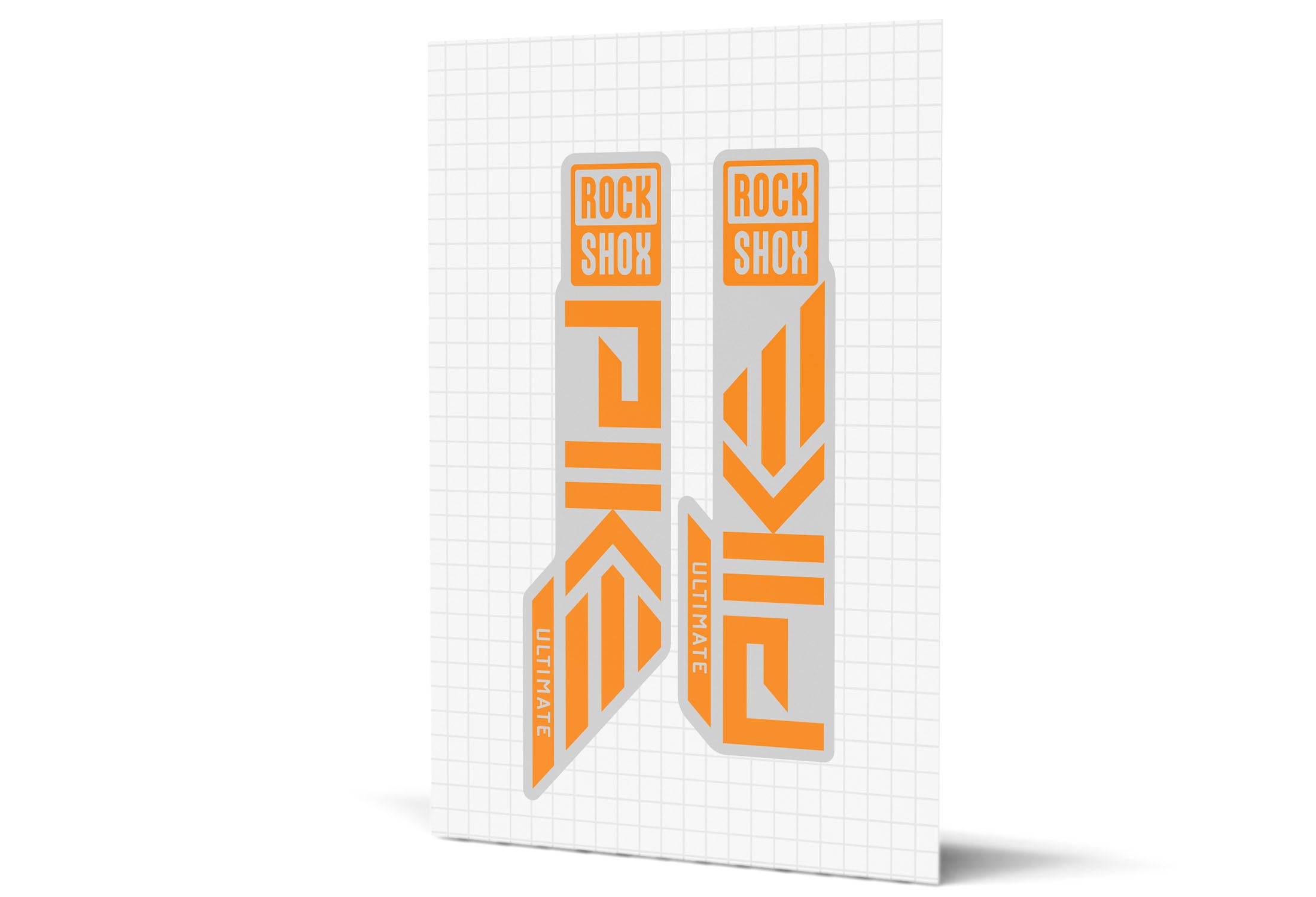 Pike Gloss Decals - Silver Lowers