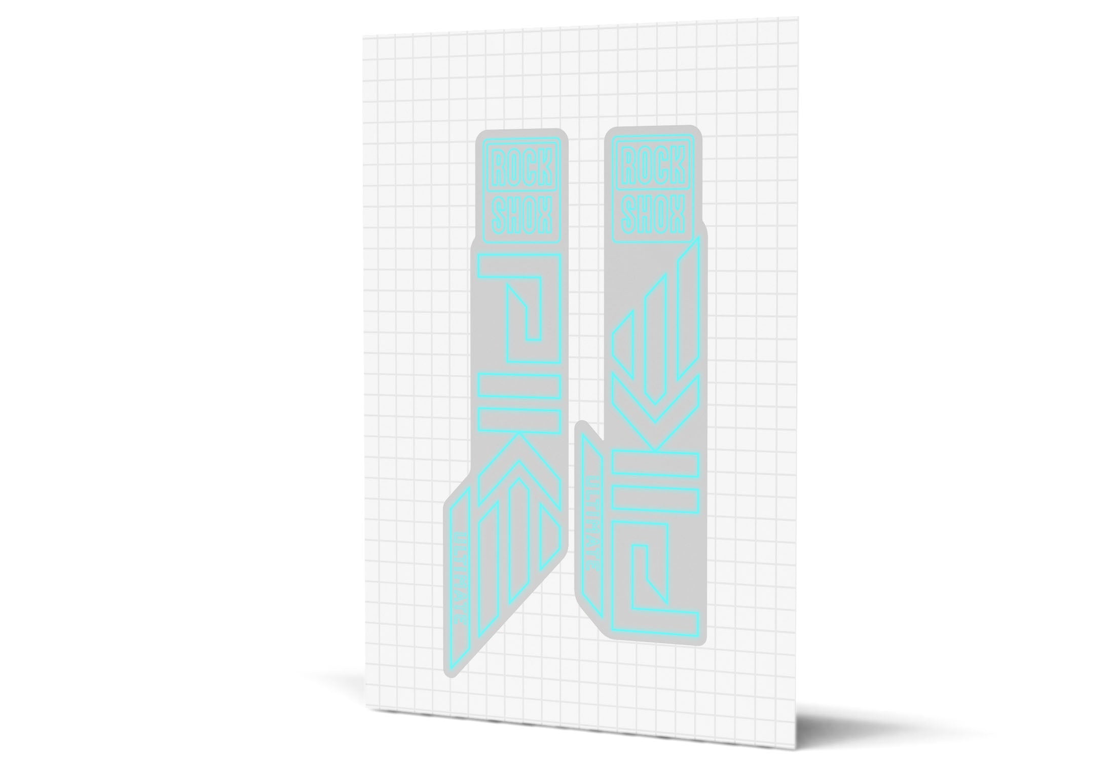 Pike Gloss Decals - Silver Lowers