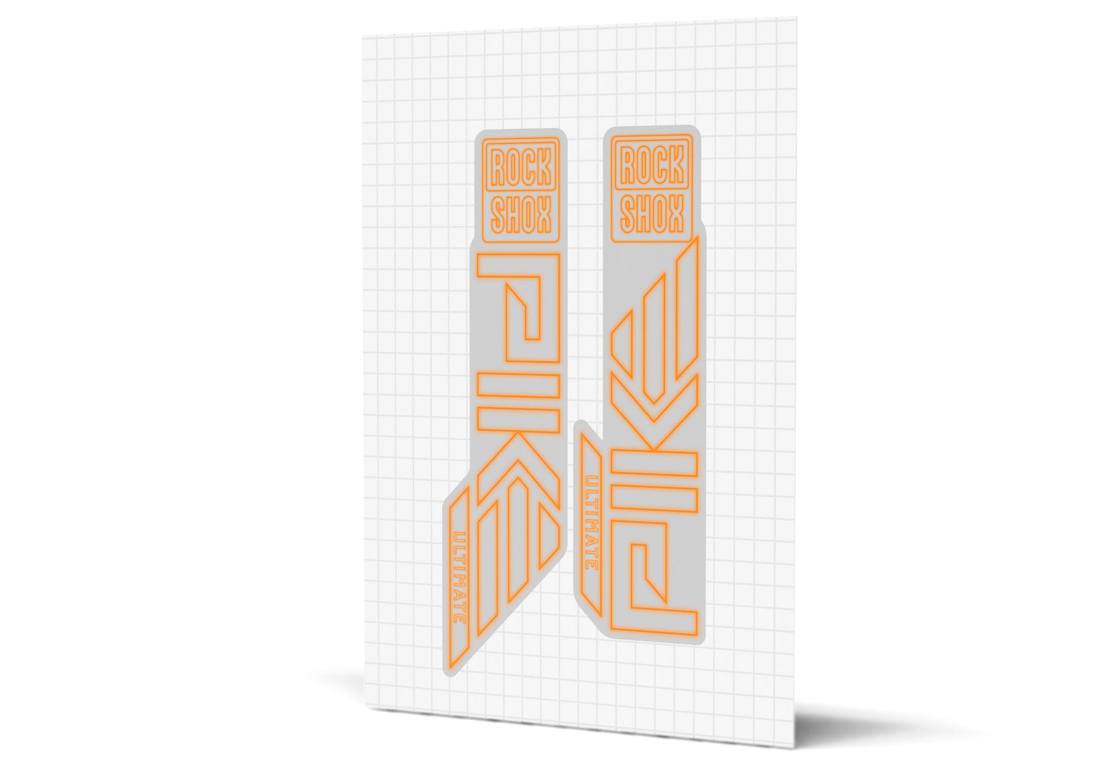 Pike Gloss Decals - Silver Lowers