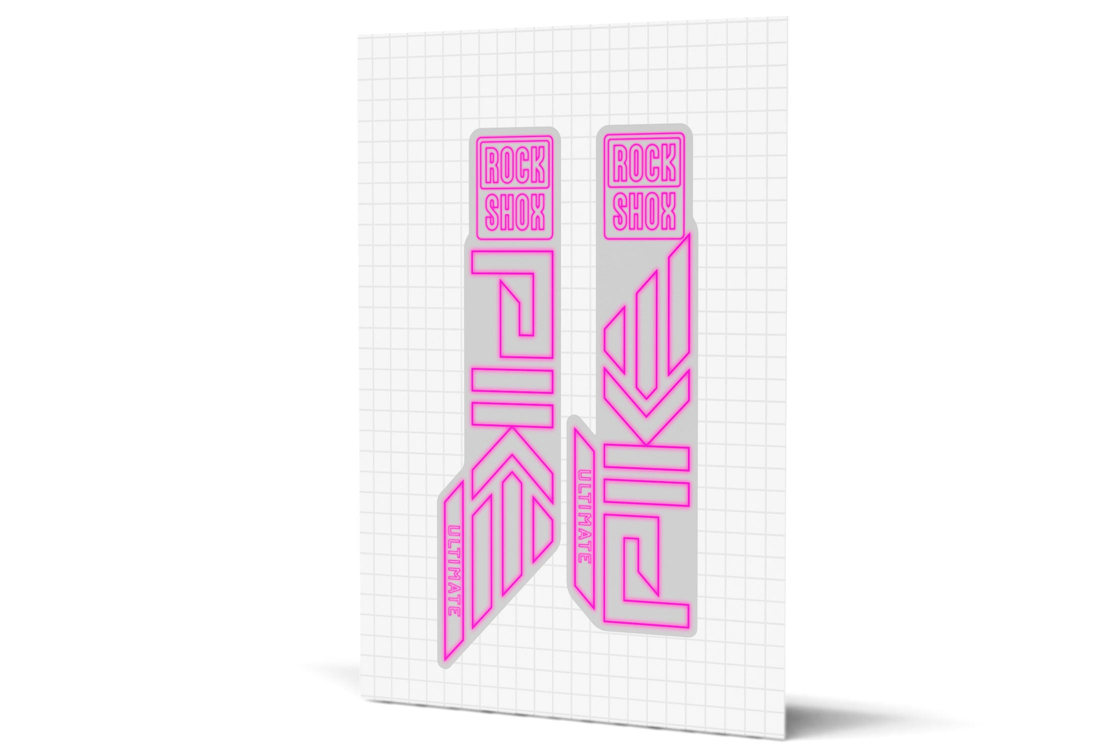 Pike Gloss Decals - Silver Lowers