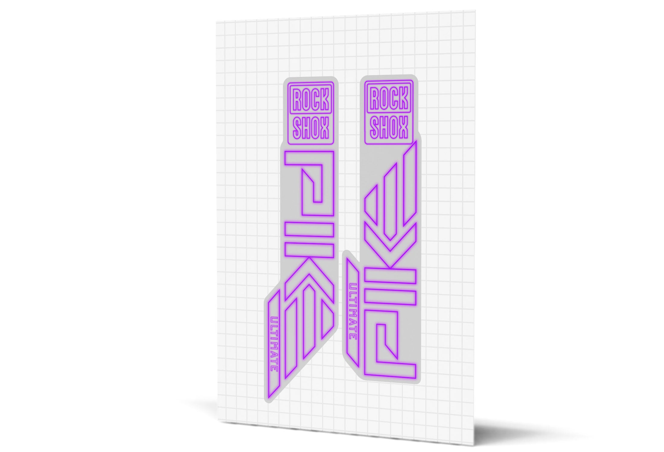 Pike Gloss Decals - Silver Lowers