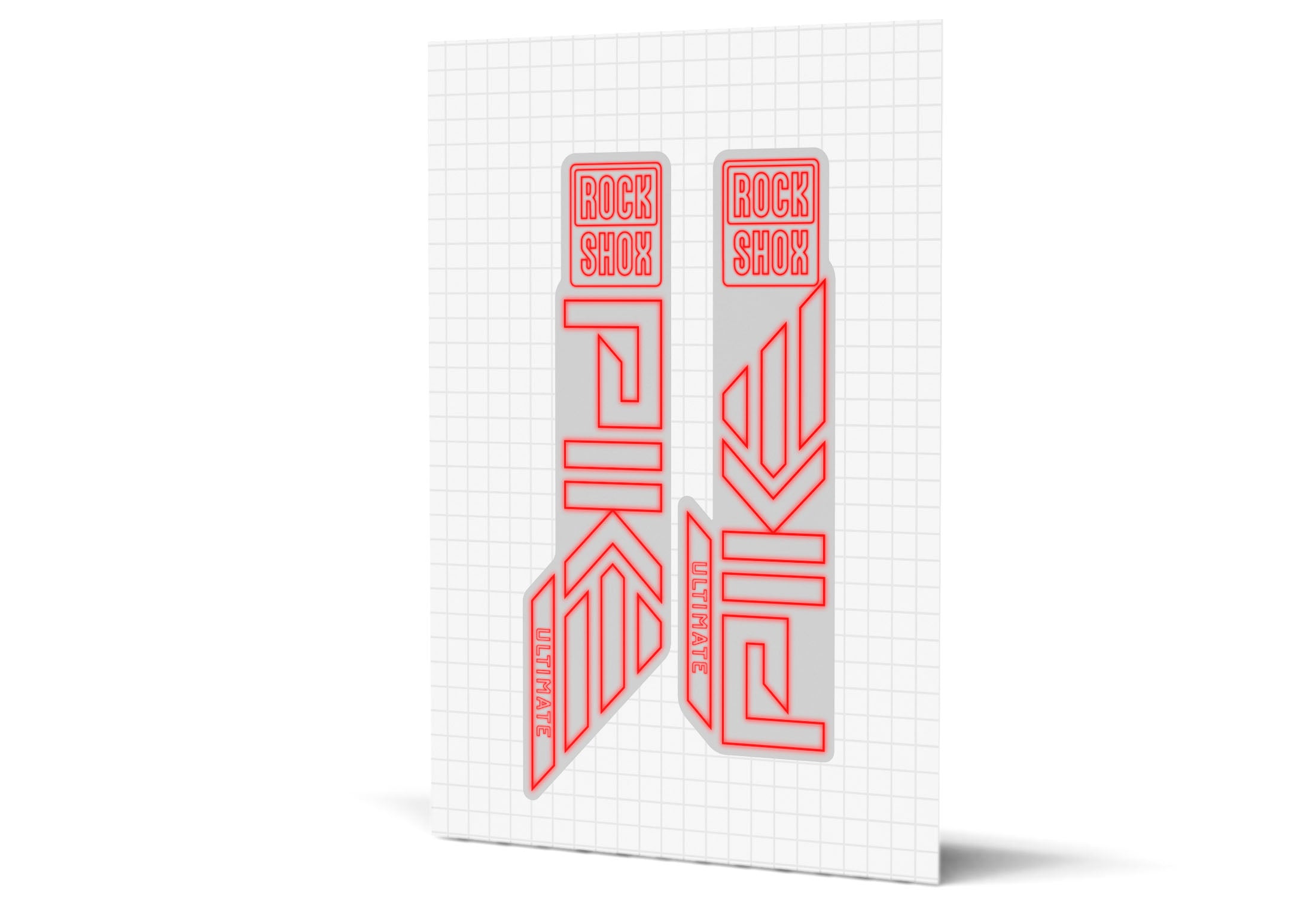 Pike Gloss Decals - Silver Lowers