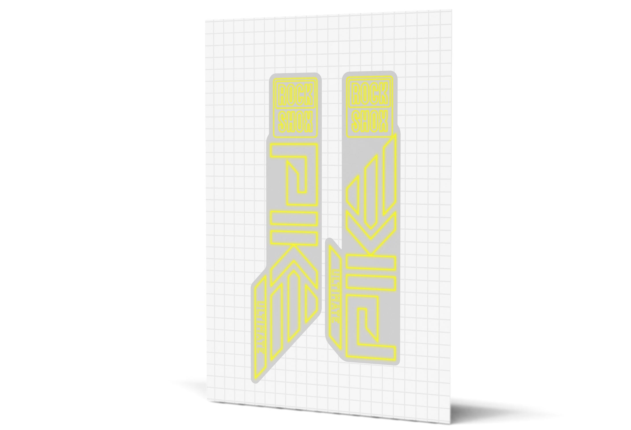 Pike Gloss Decals - Silver Lowers