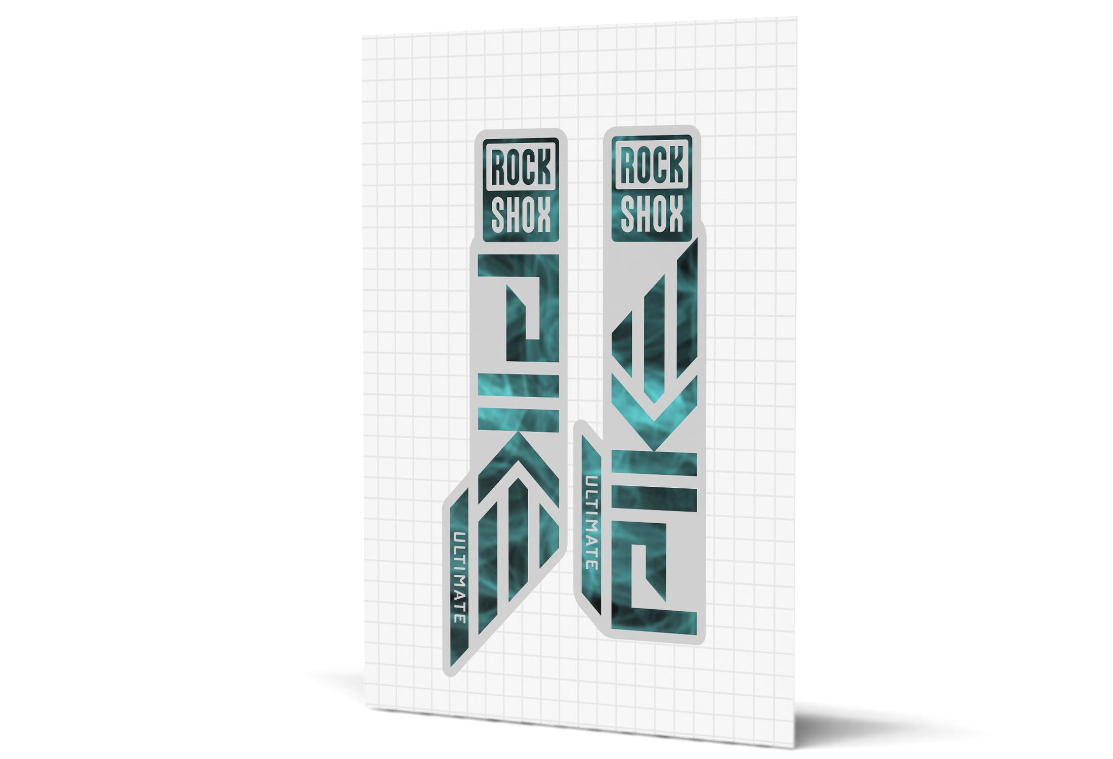 Pike Gloss Decals - Silver Lowers