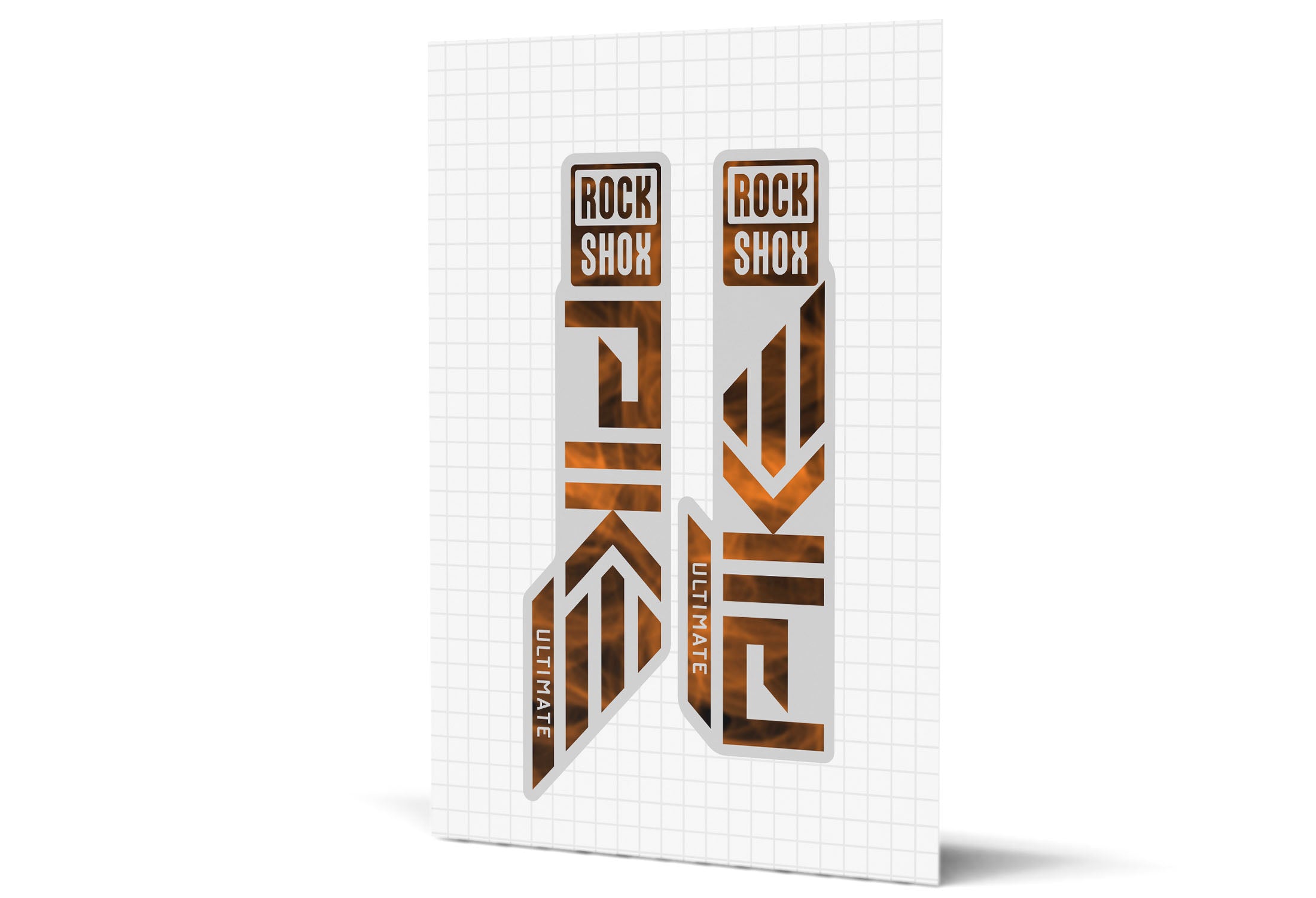 Pike Gloss Decals - Silver Lowers