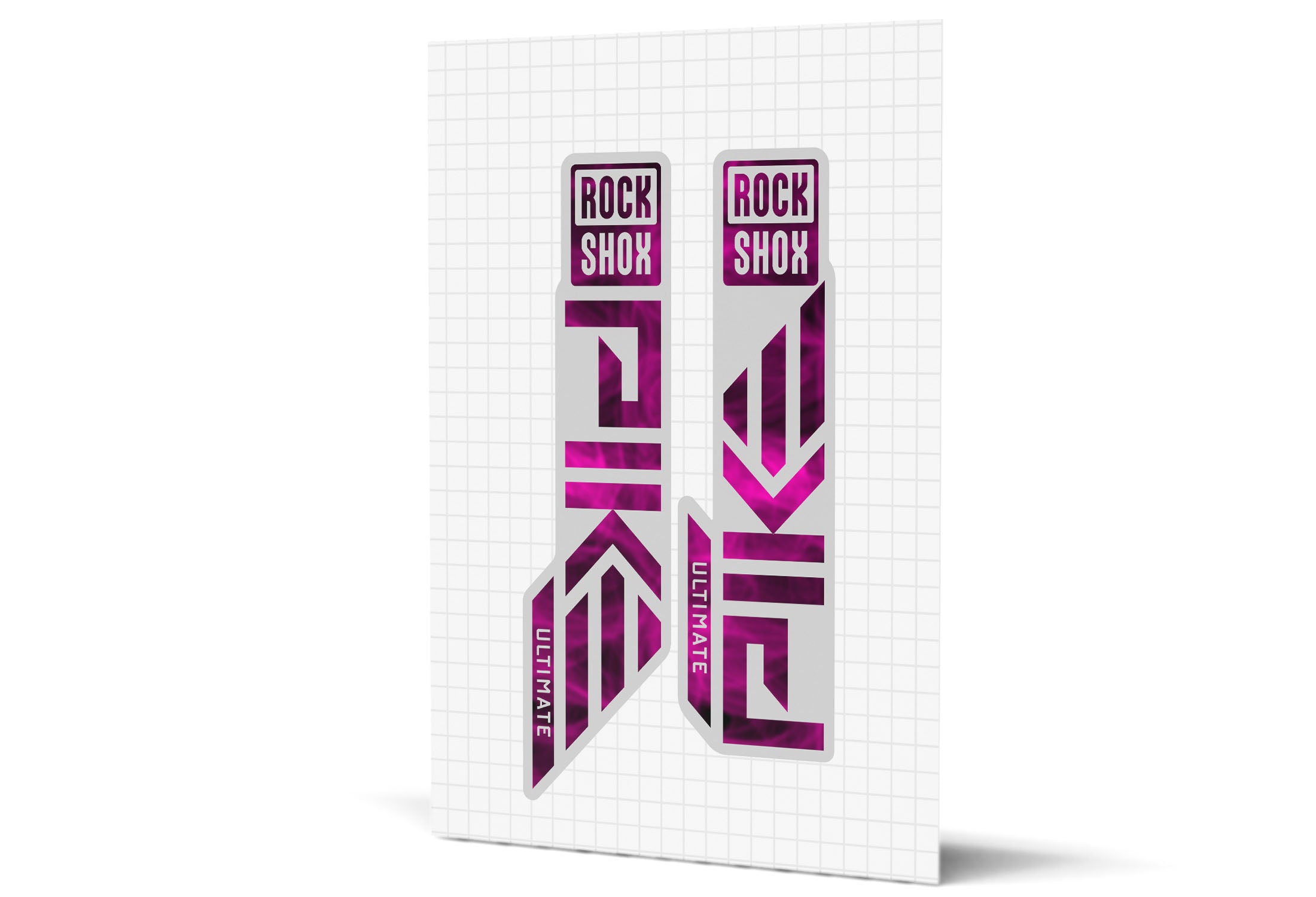 Pike Gloss Decals - Silver Lowers