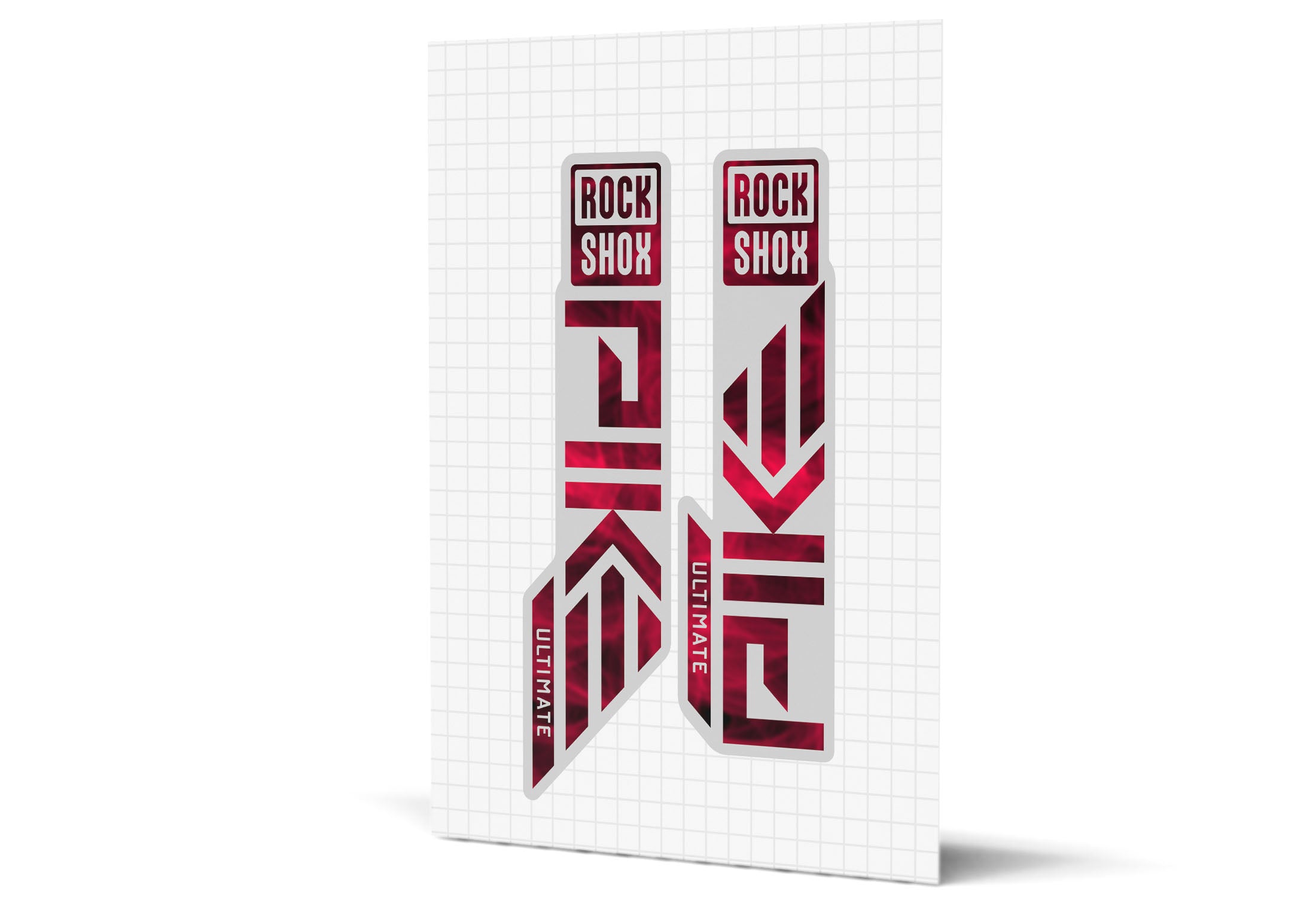 Pike Gloss Decals - Silver Lowers