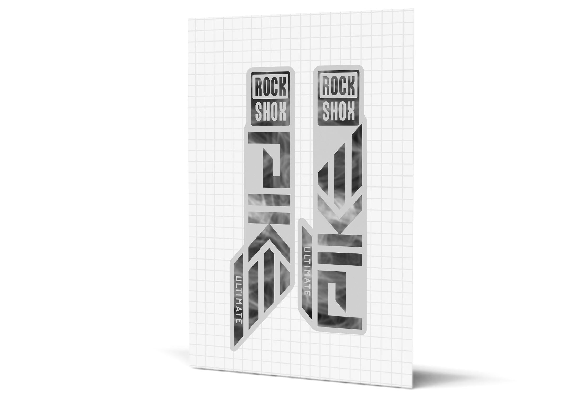 Pike Gloss Decals - Silver Lowers