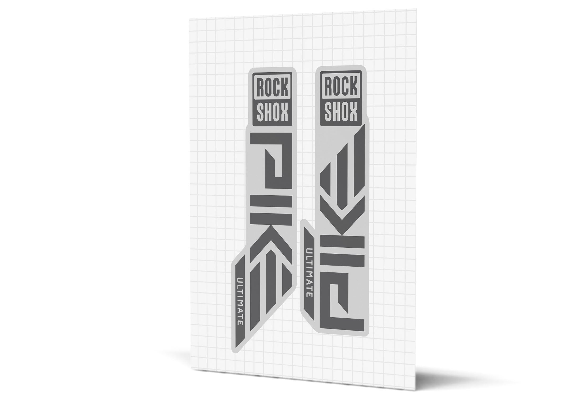 Pike Gloss Decals - Silver Lowers