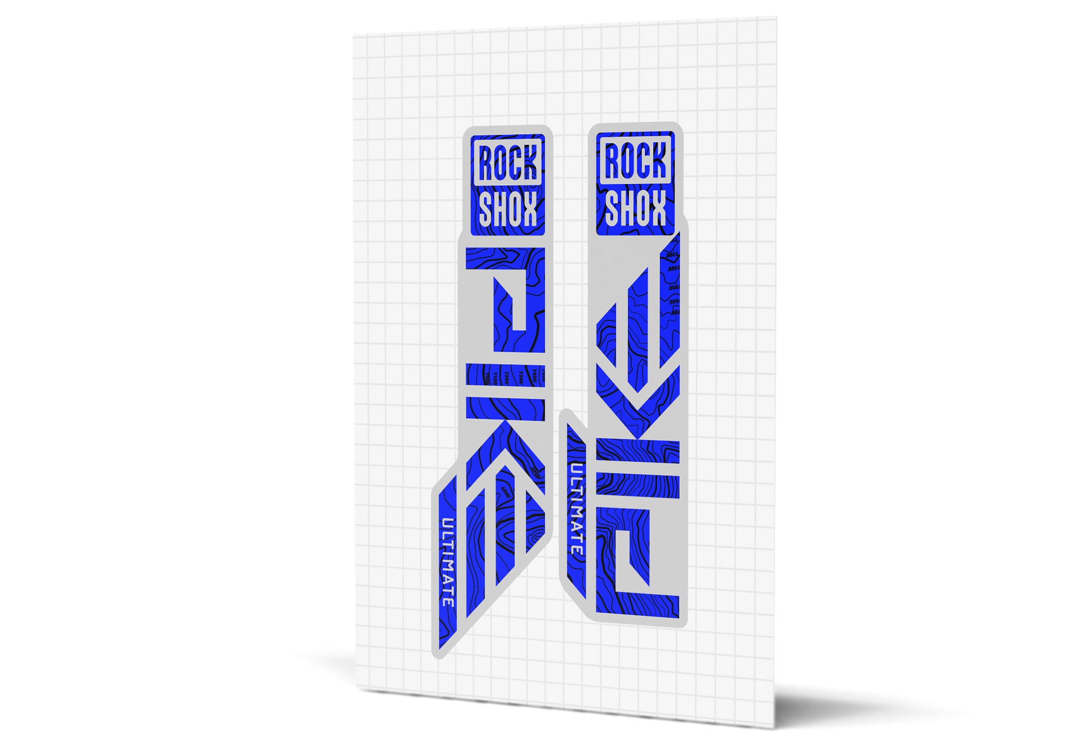 Pike Gloss Decals - Silver Lowers