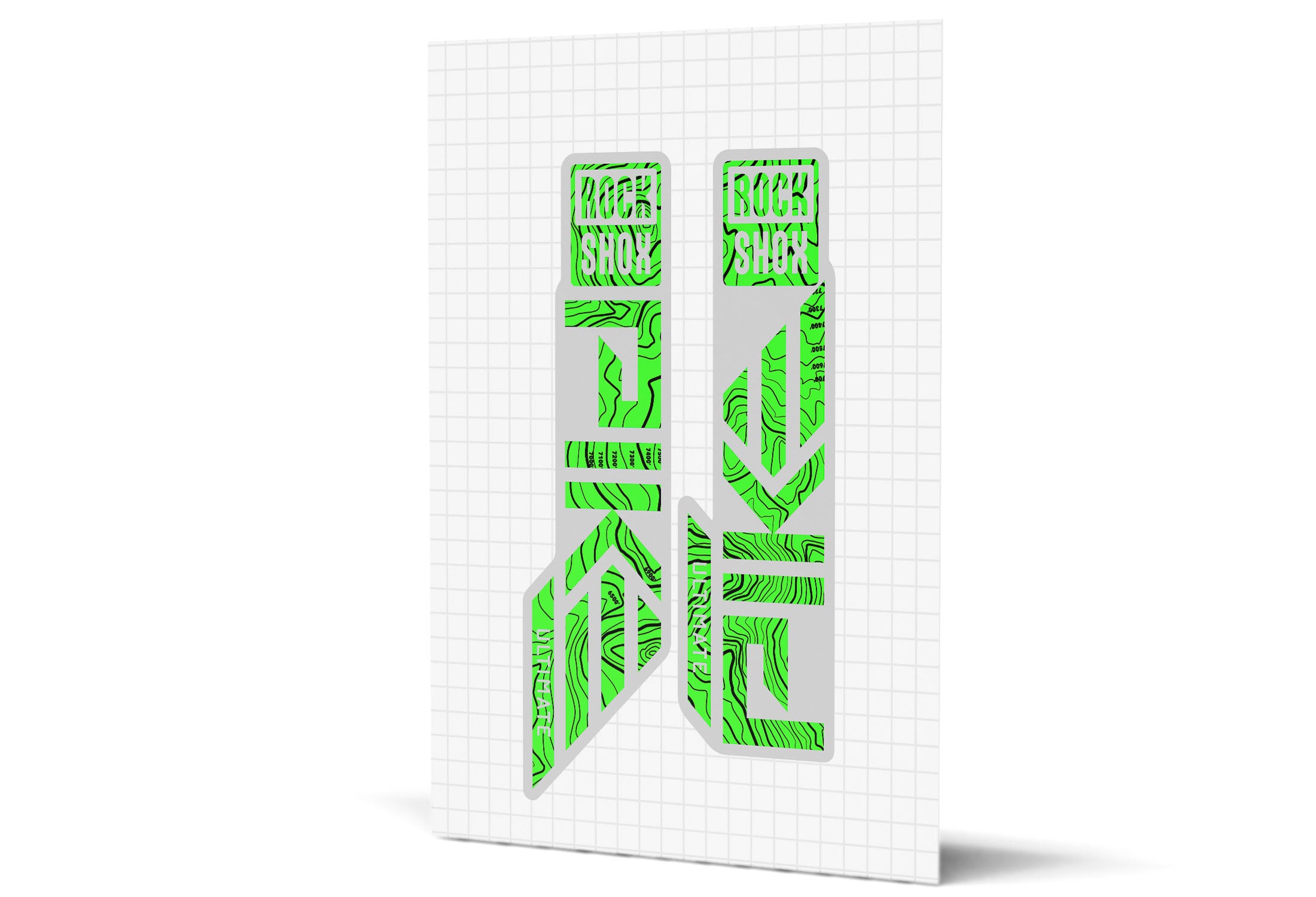 Pike Gloss Decals - Silver Lowers