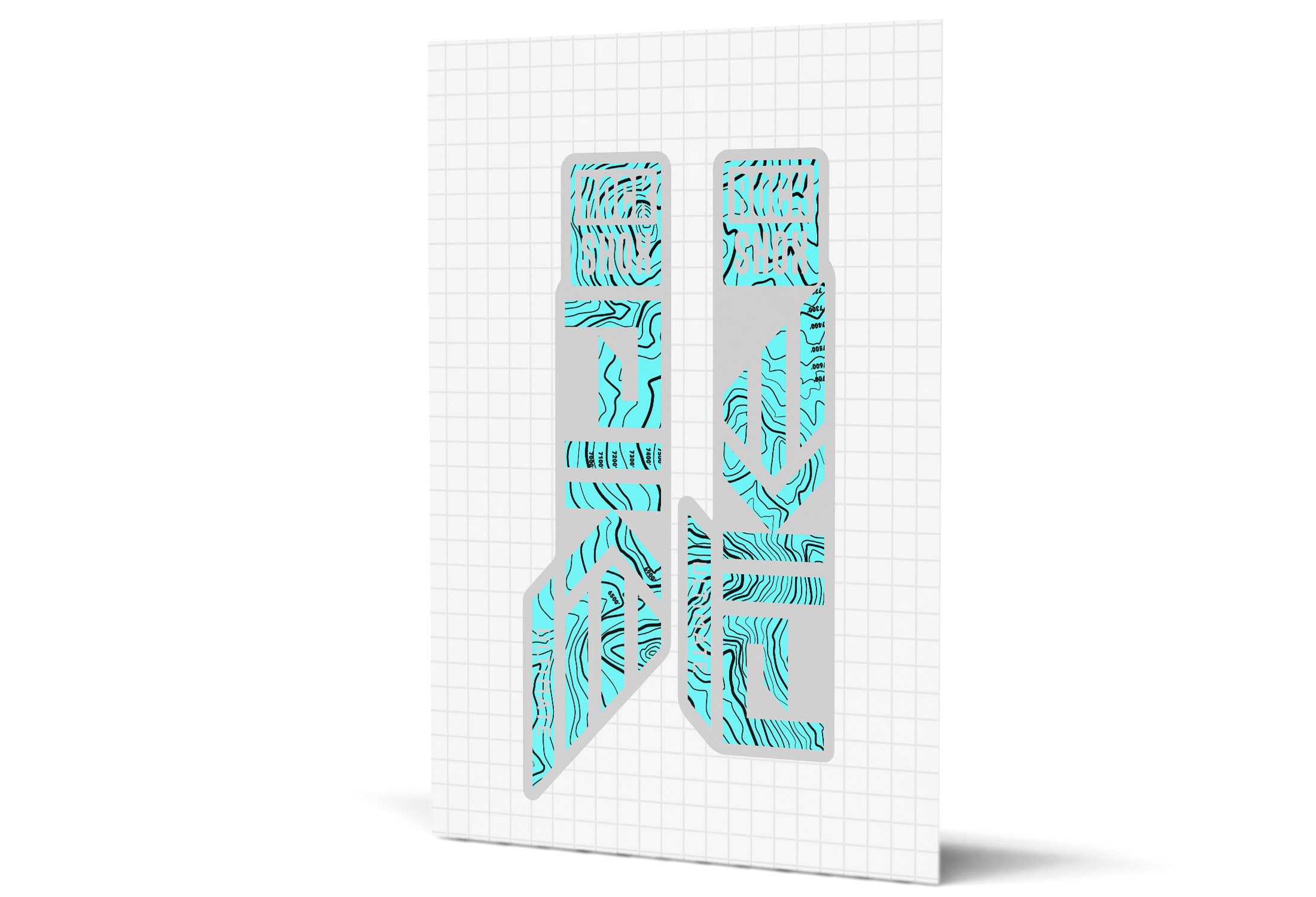 Pike Gloss Decals - Silver Lowers