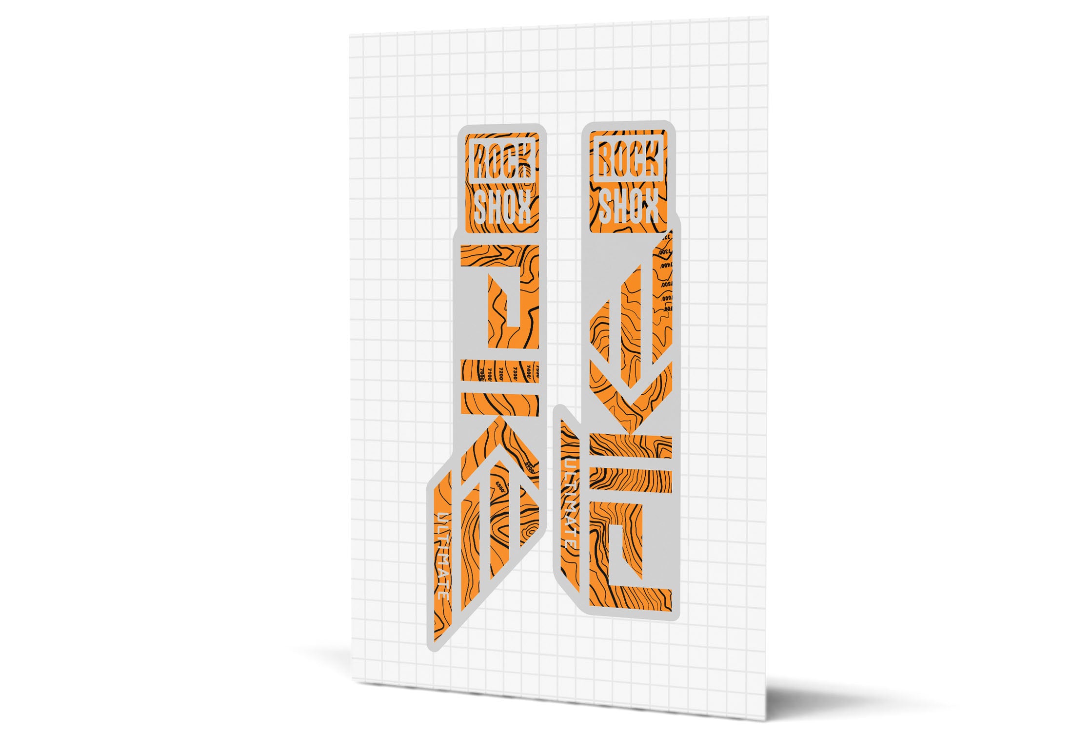 Pike Gloss Decals - Silver Lowers