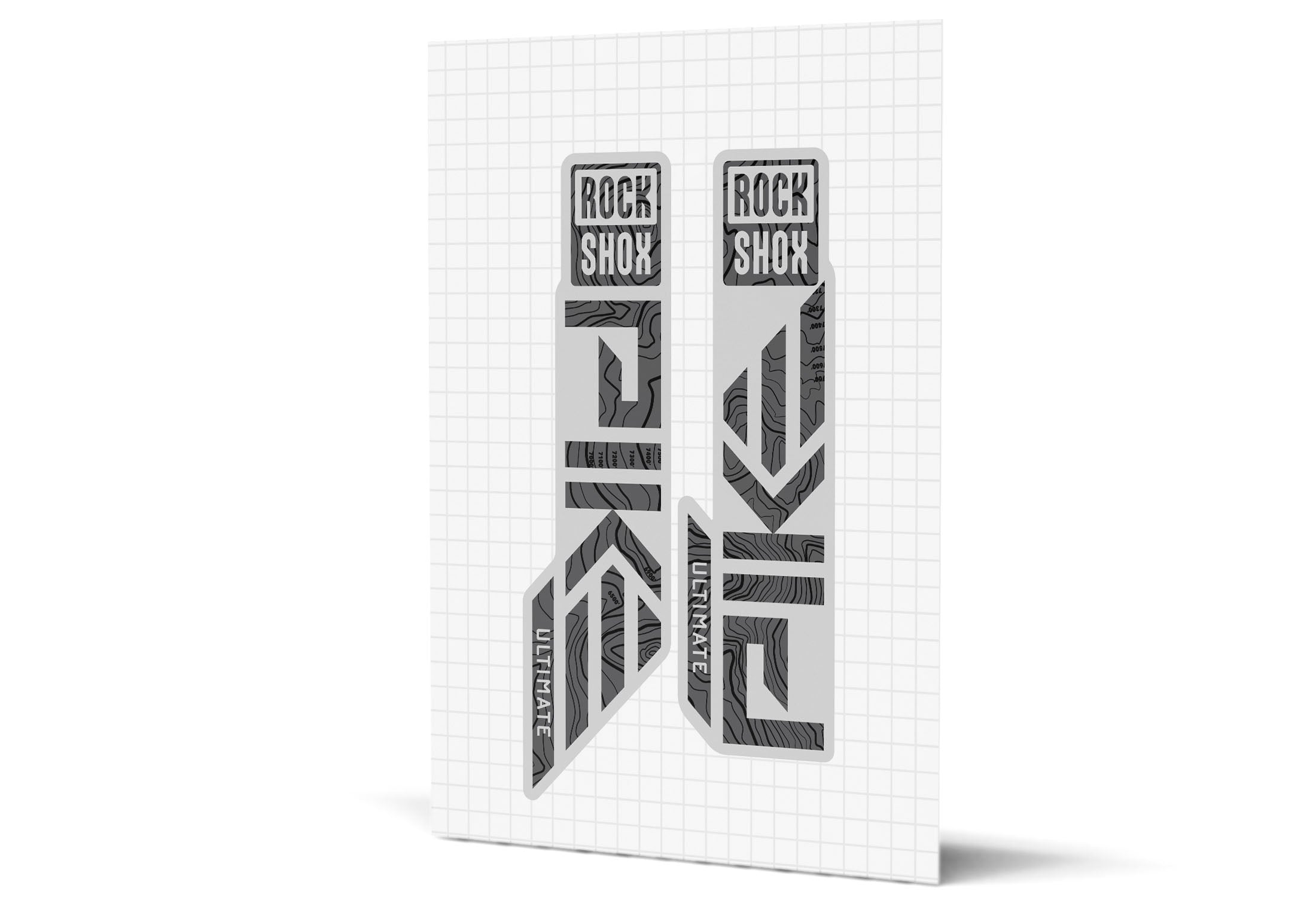 Pike Gloss Decals - Silver Lowers