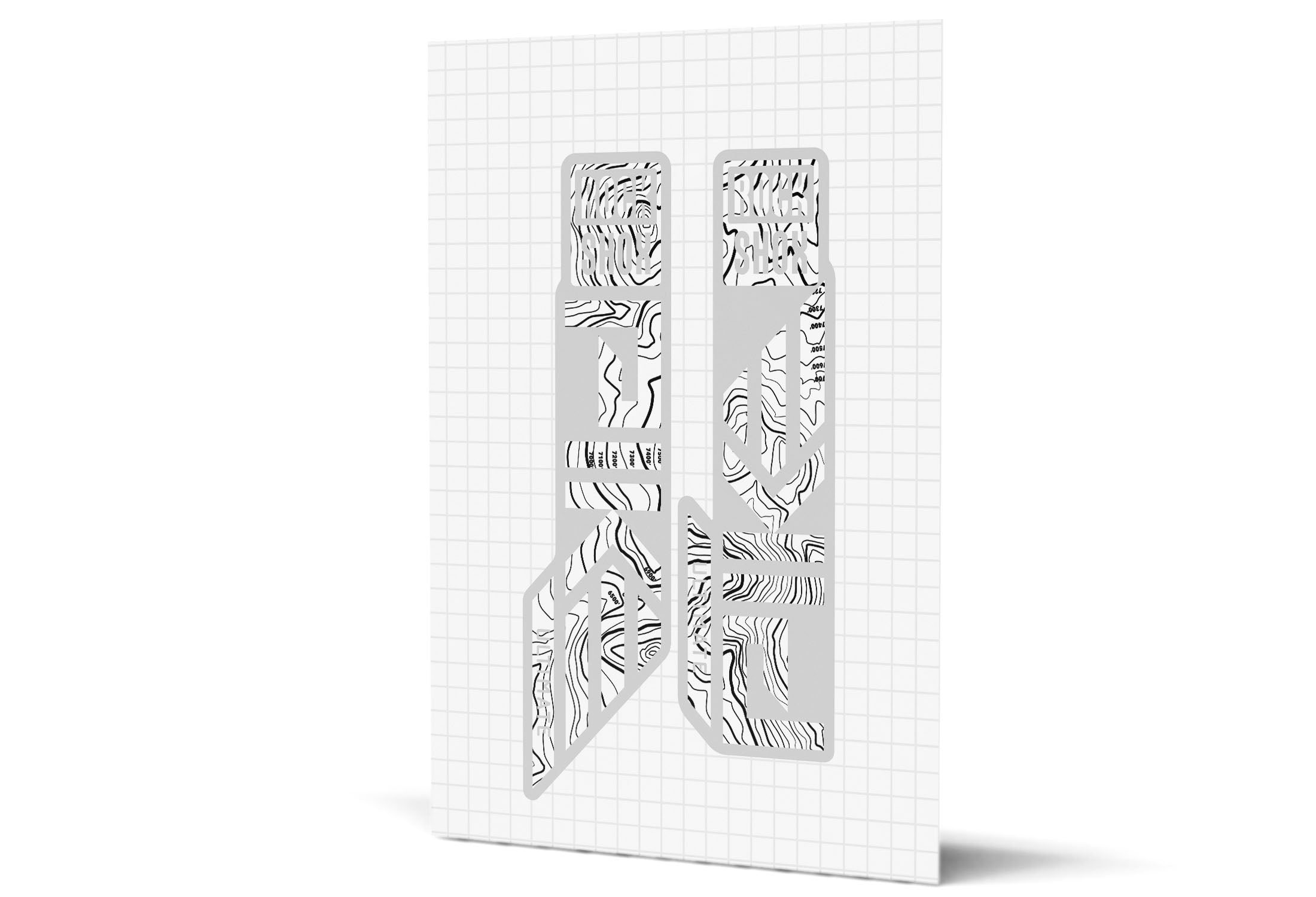 Pike Gloss Decals - Silver Lowers