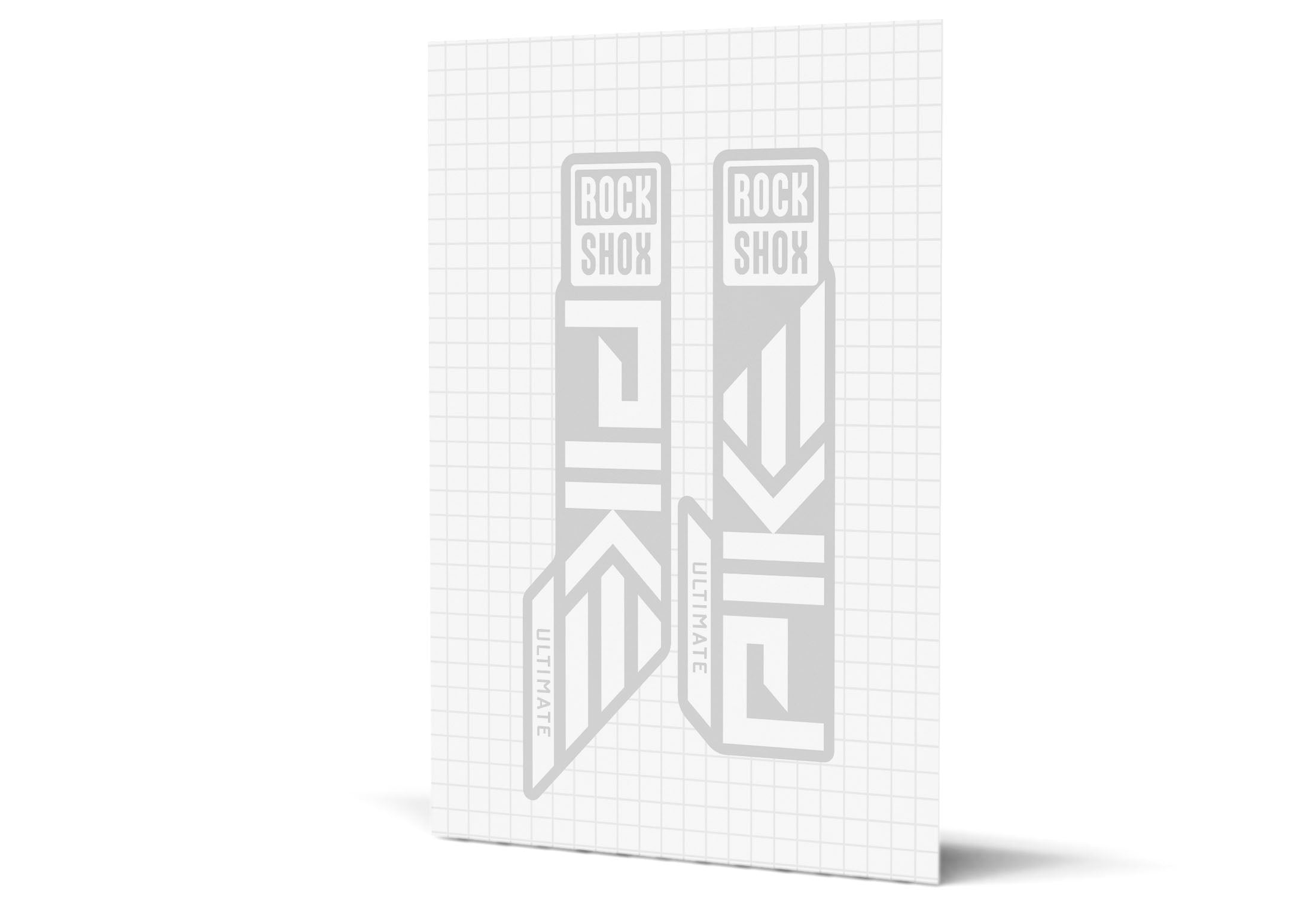 Pike Gloss Decals - Silver Lowers