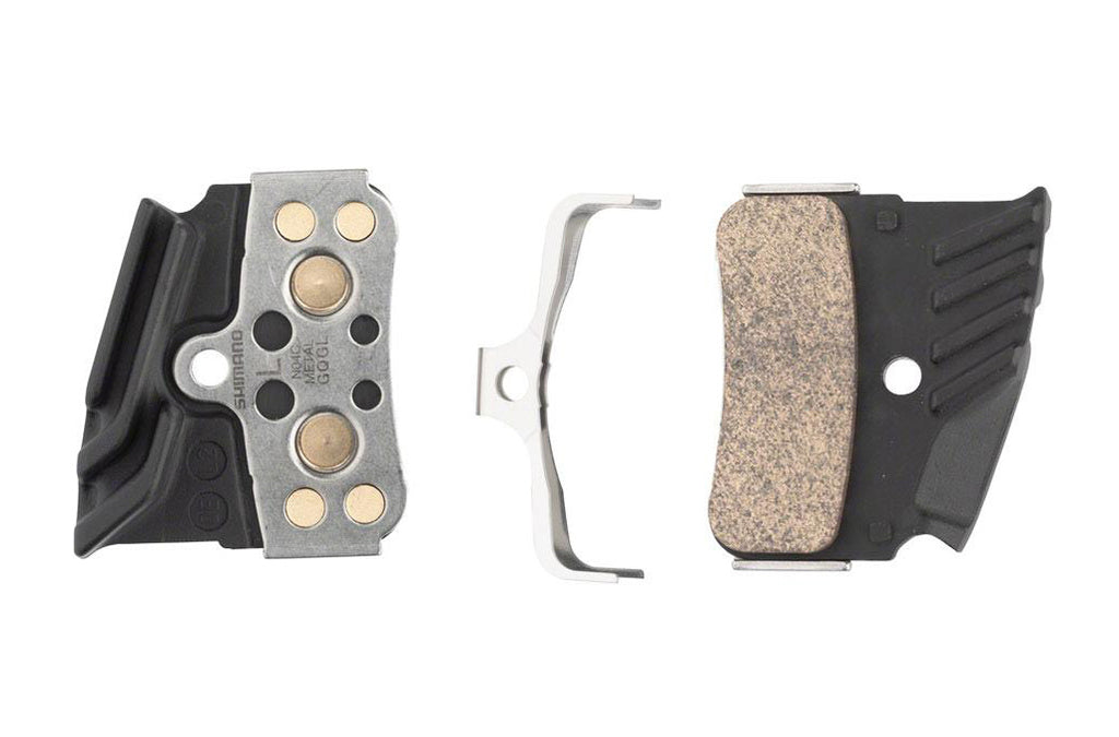 Shimano N04C Metal Disc Brake Pads w/Fins - Main Image