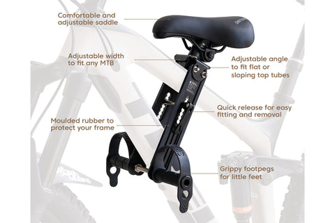 Quick release child bike seat discount
