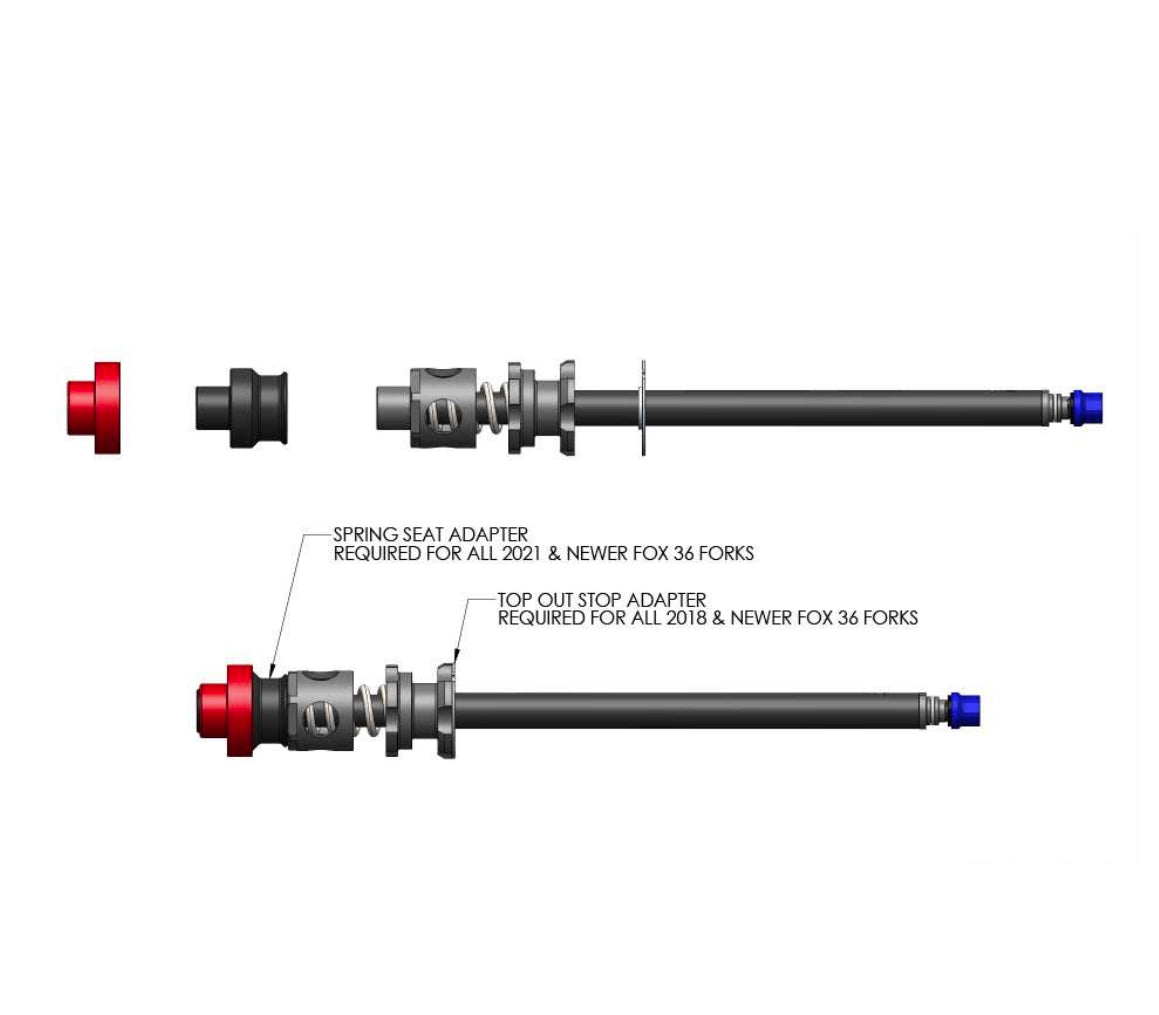 ACS3 Spring Seat Adapter for 2021 Fox 36