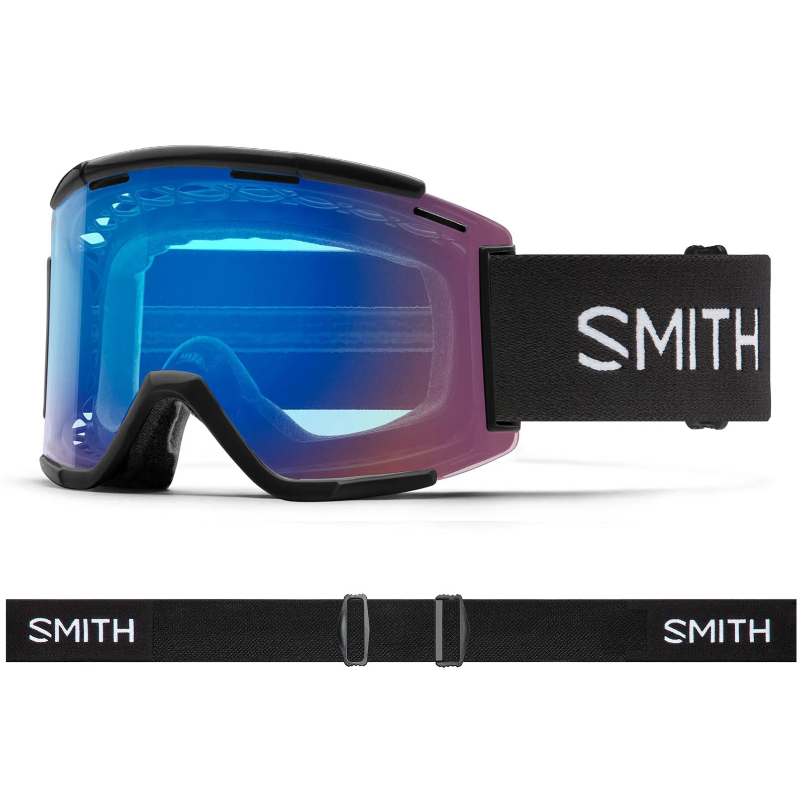 Smith Squad MTB Goggles - Black / ChromaPop Contrast Rose Flash