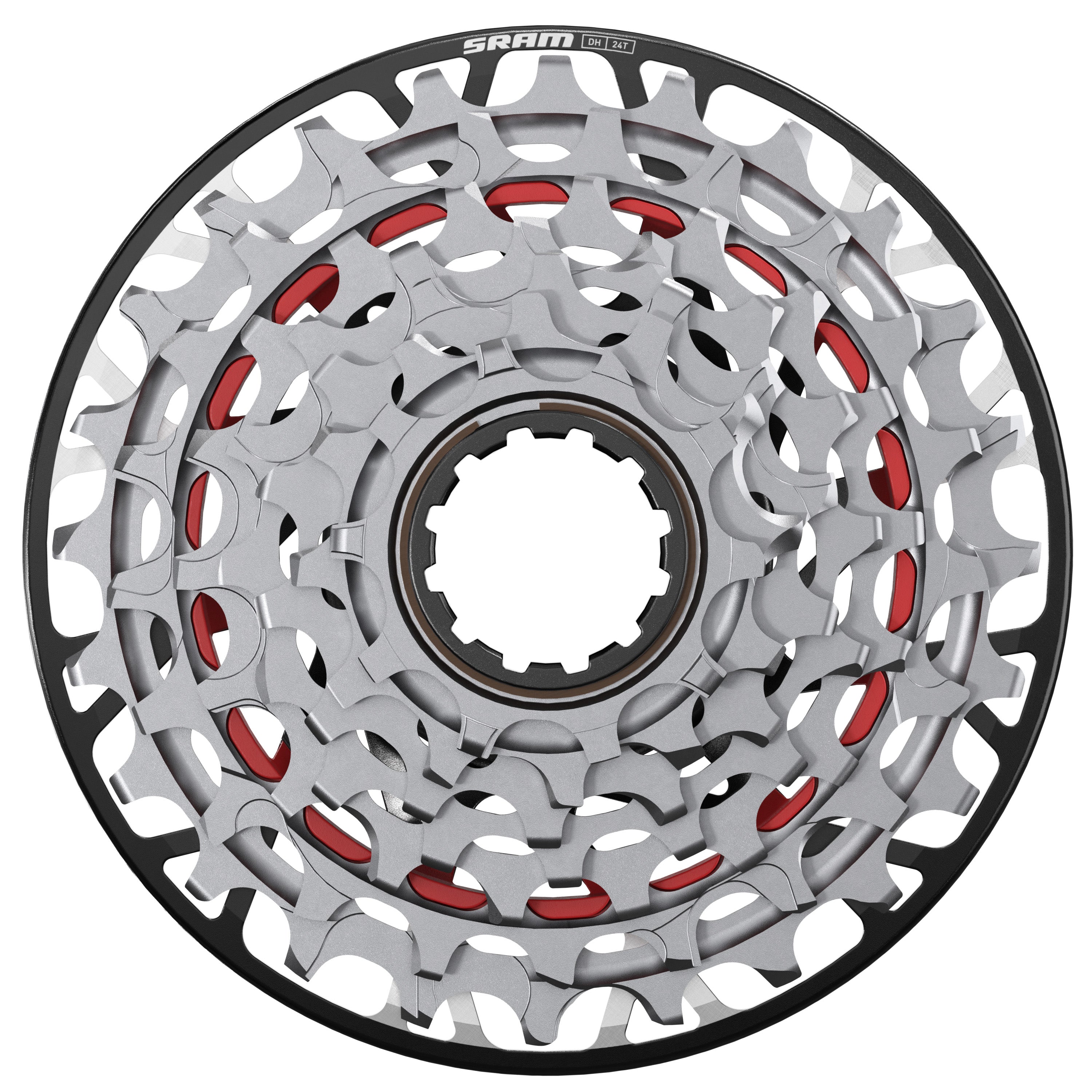 SRAM XX DH Transmission T-Type 7-Speed Cassette - XS-797 - 10-24T - XD