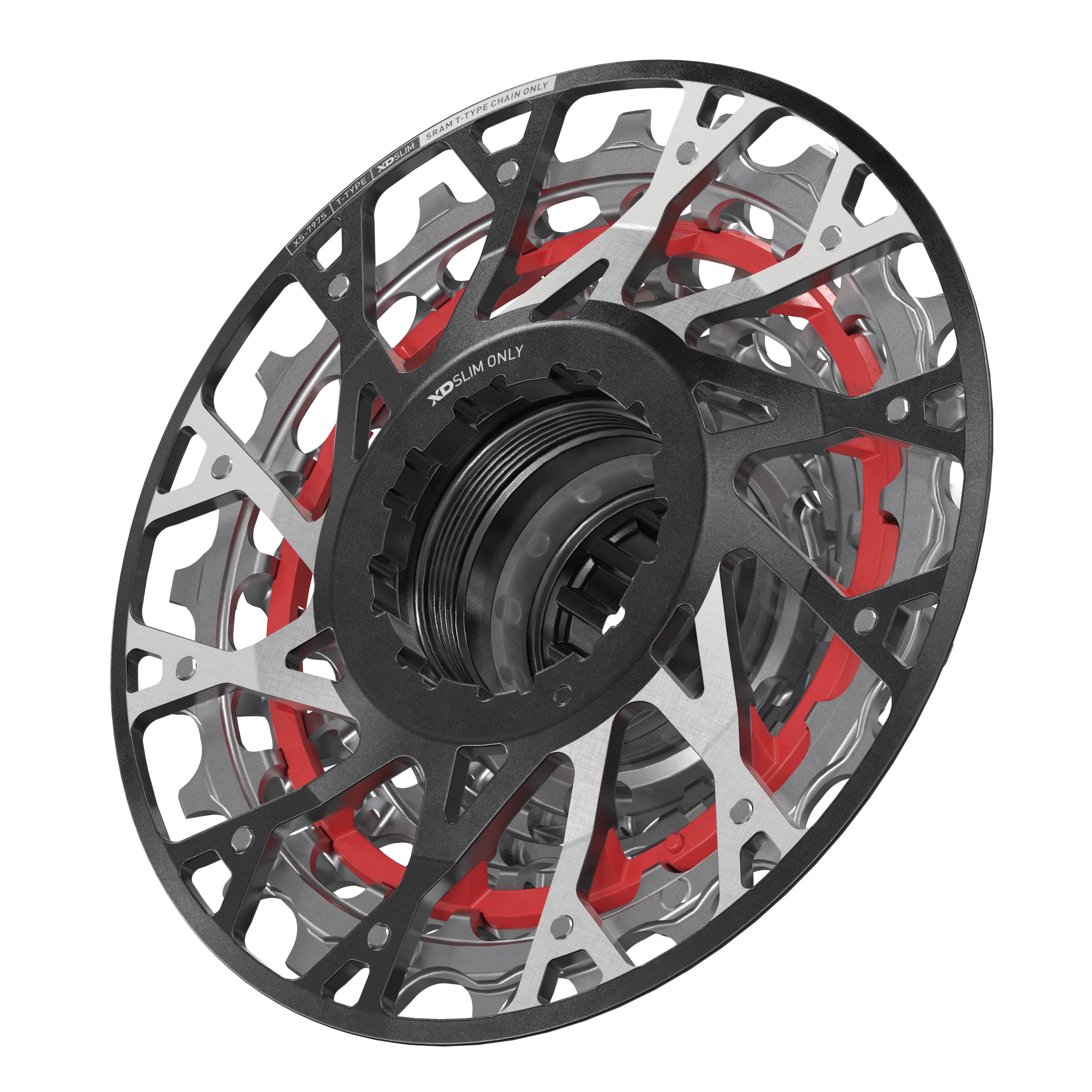 XX DH Transmission T-Type 7-Speed Cassette - XS-797 - 10-24T - XD SLIM