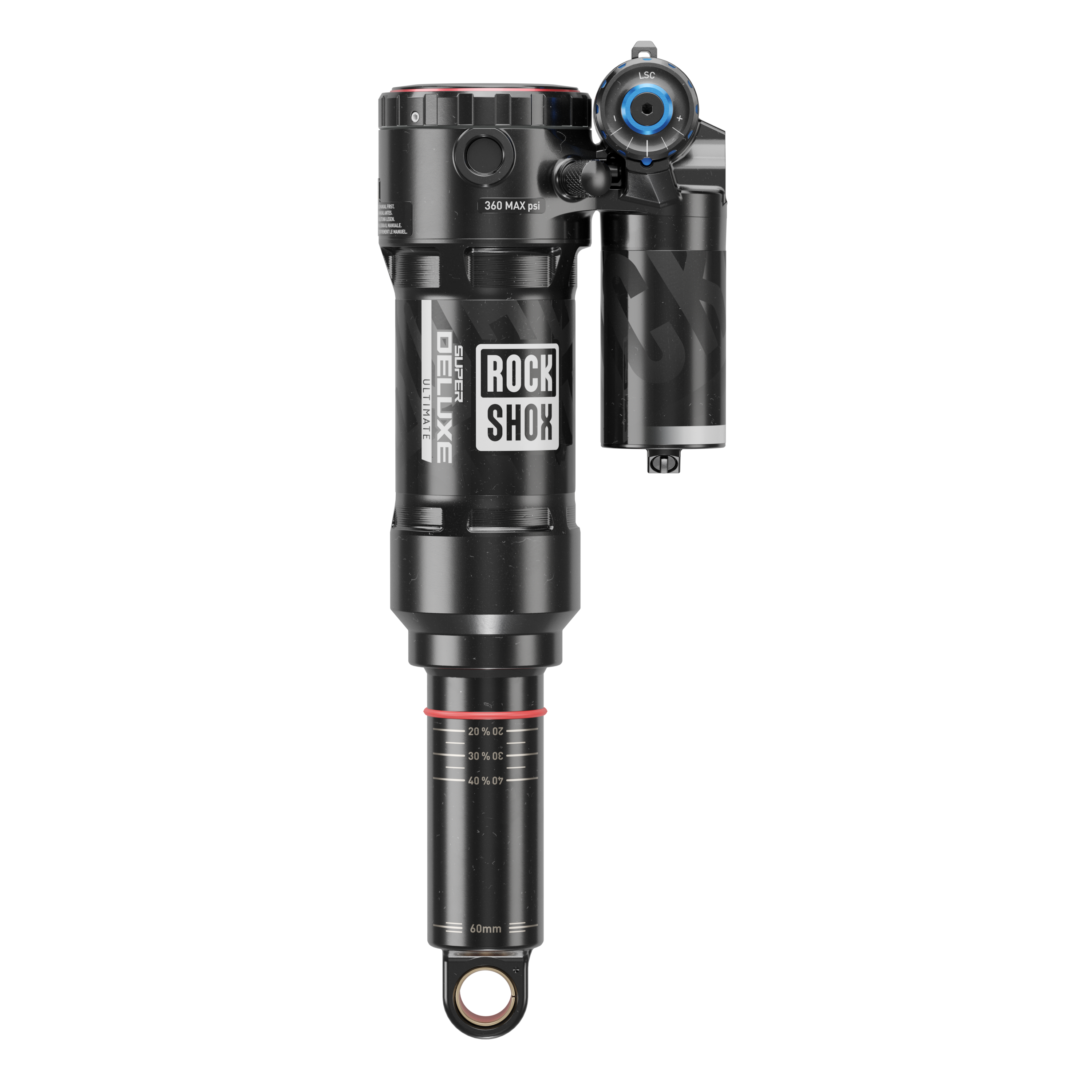 Super Deluxe Ultimate RC2T HBO Metric Trunnion Rear Shock - 2025