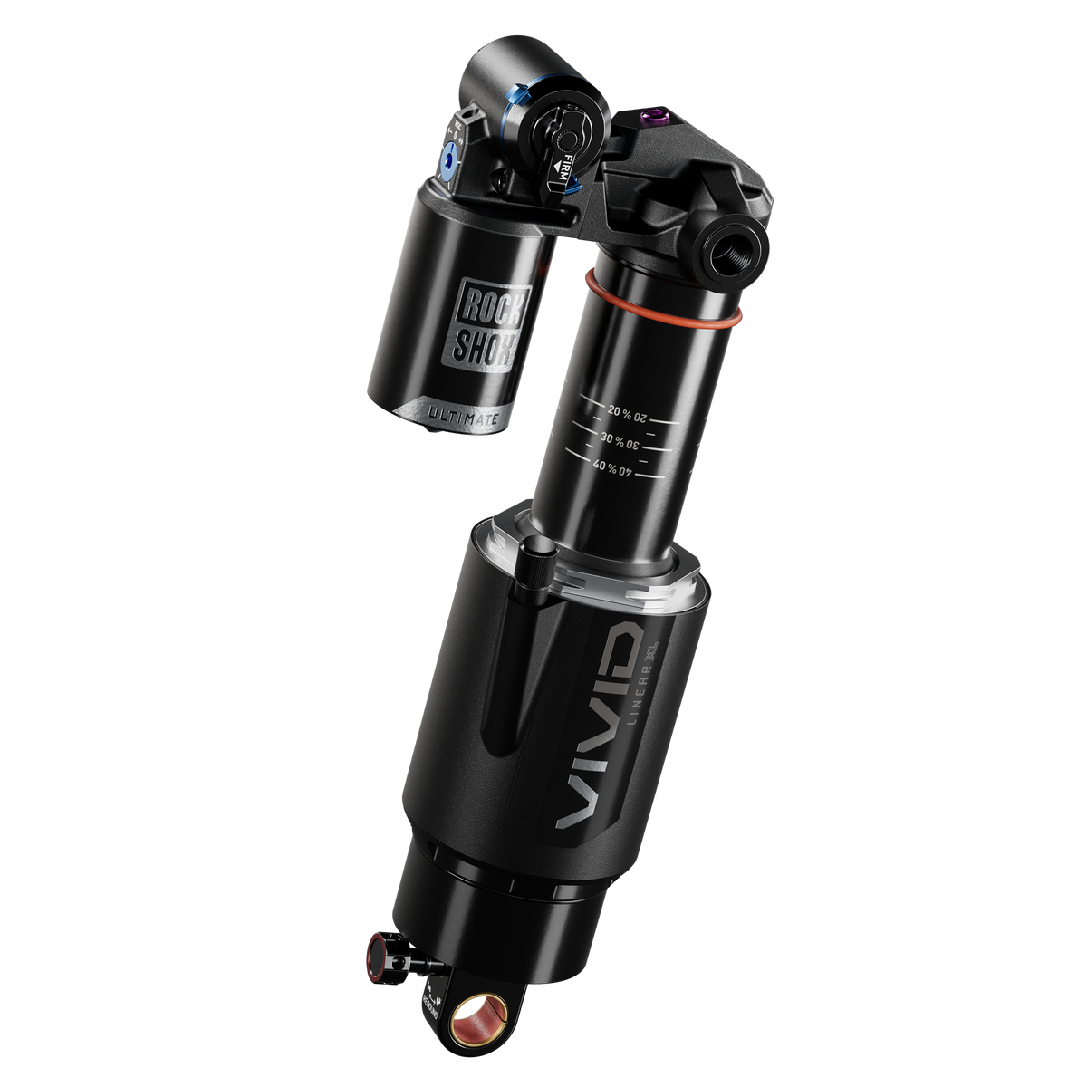 RockShox Vivid Air Ultimate Shock - RC2T - Trunnion - D1