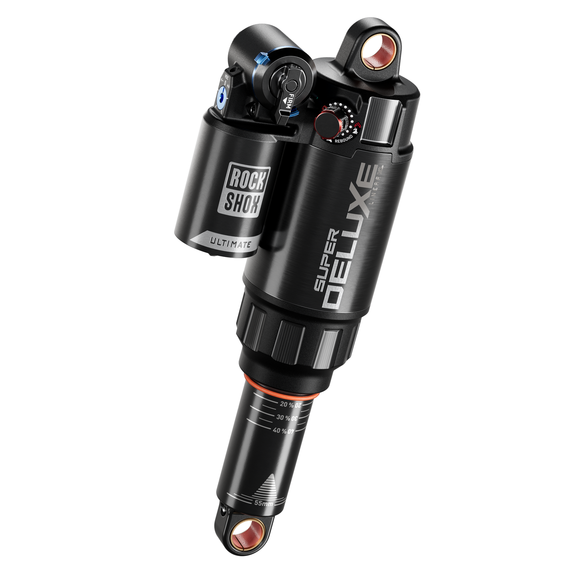 RockShox Super Deluxe Ultimate Shock - RC2T - Metric -D1 - Santa