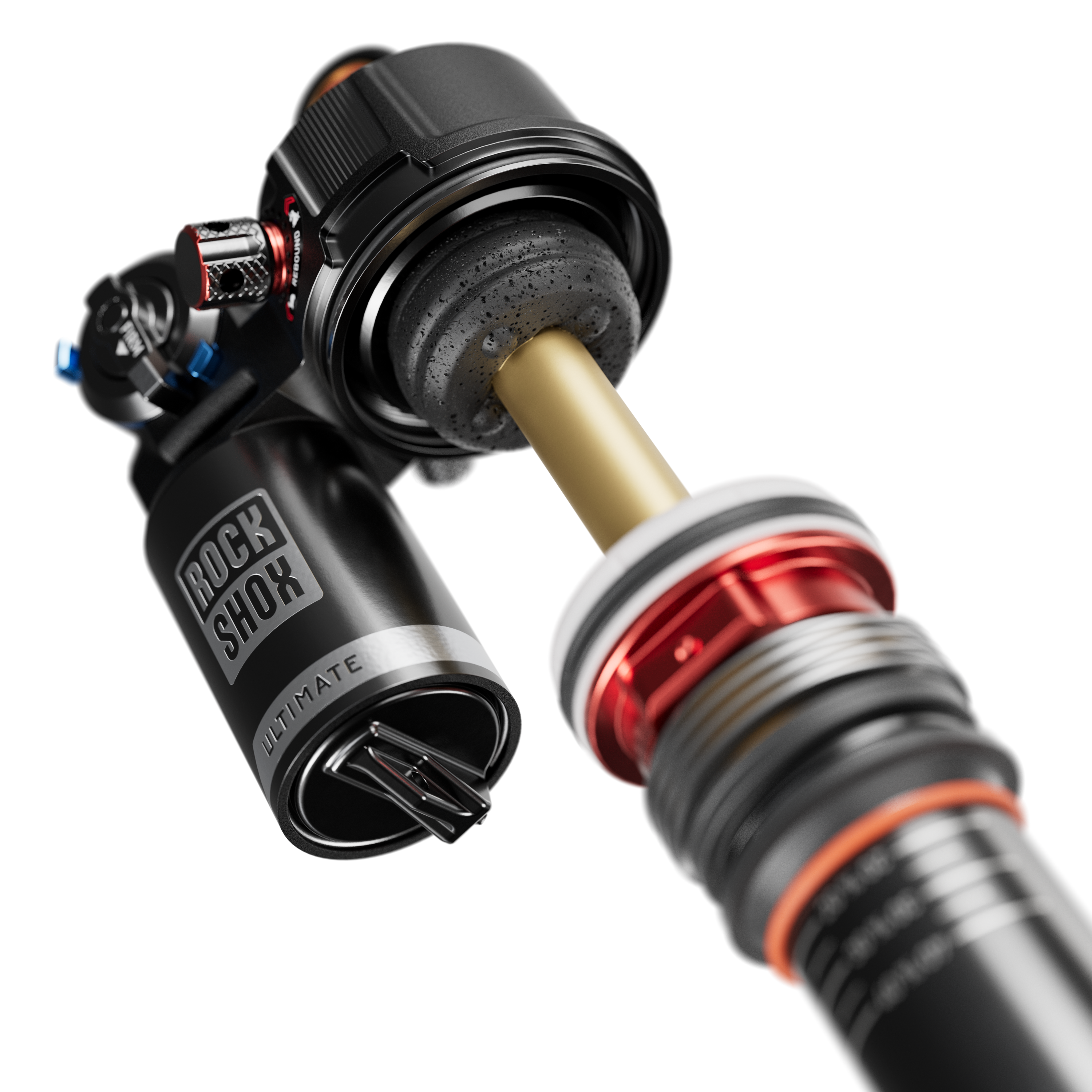 RockShox Super Deluxe Ultimate Shock - RC2T - Metric - D1 - Santa