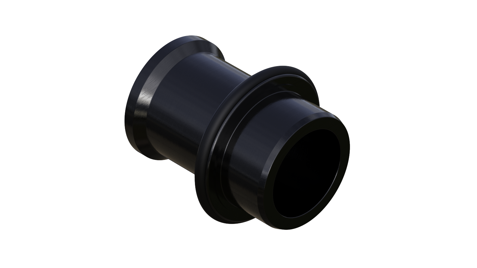 Vesper Front Hub Endcap Left (NDS) 15mm Black