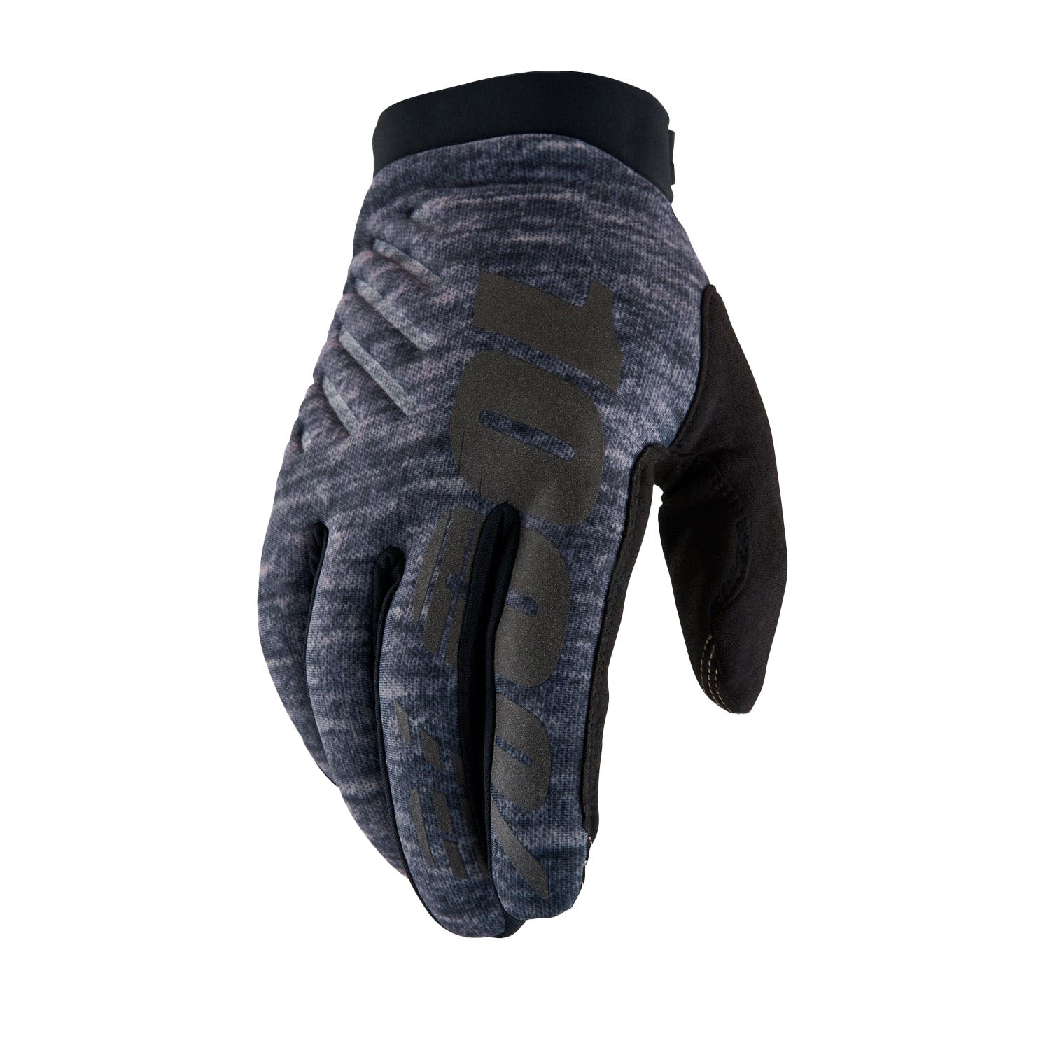 100% Brisker Gloves Gray / Medium