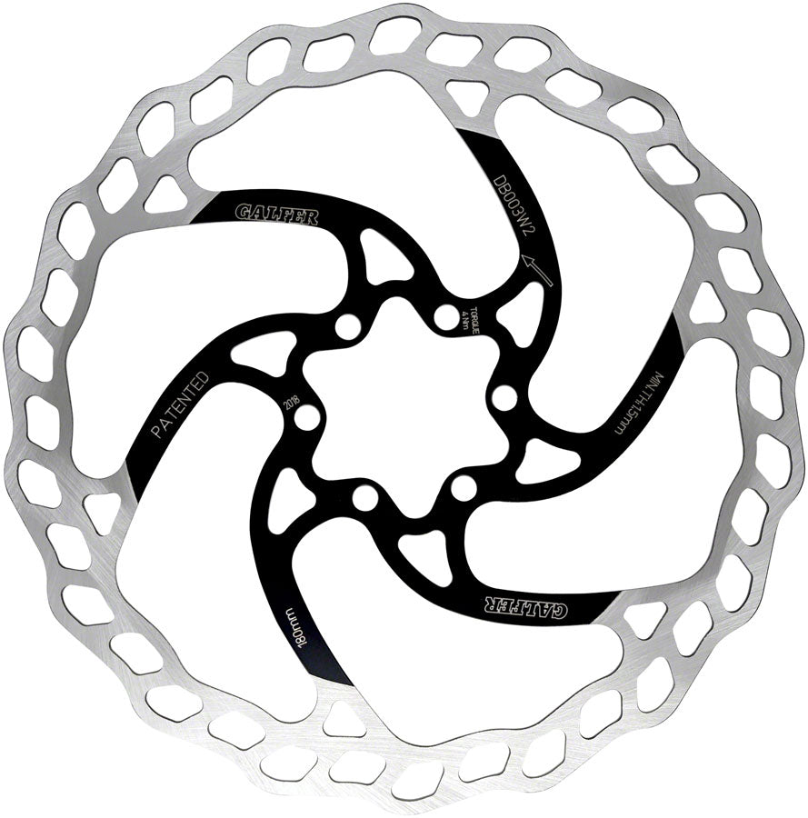 MTB/E-Bike Disc Brake Rotor - 6-Bolt