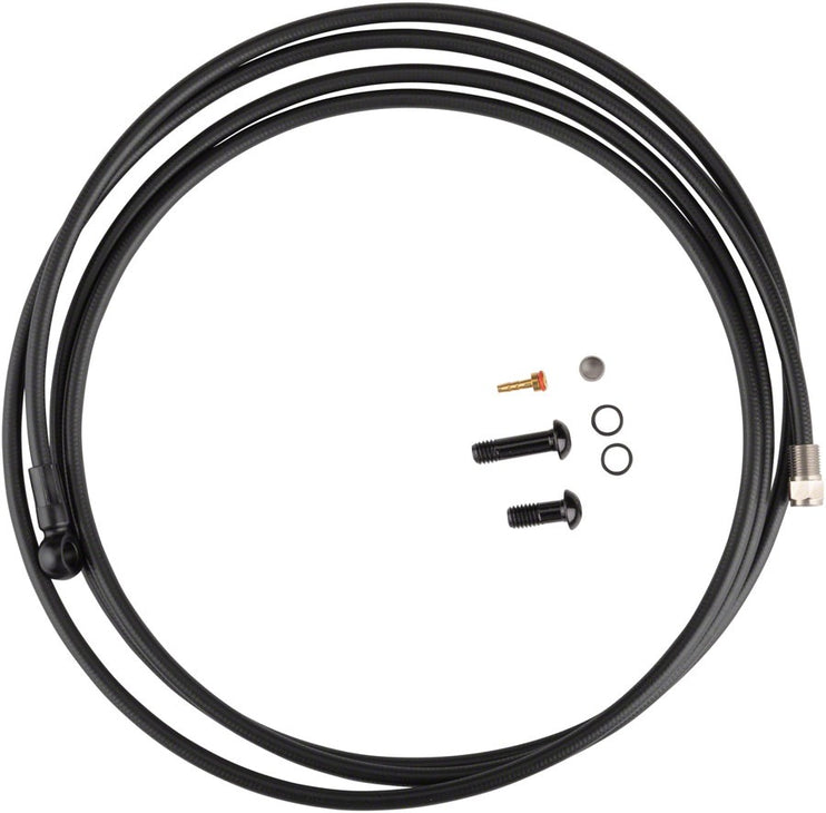 TRP Disc Brake Banjo Hose Kit - 2000 x 5.0mm Black