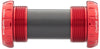 ThreadFit 24 Bottom Bracket Fit Kit 4 - English For Shimano Hollowtech II Red