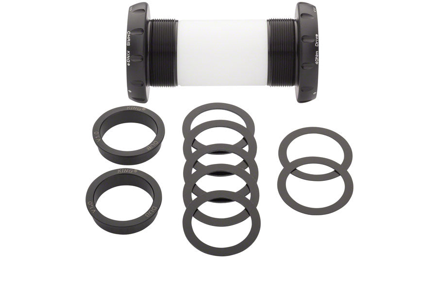Chris King ThreadFit 30 Bottom Bracket Fit Kits - English - SRAM DUB Mountain 1 68Mm/73Mm Matte Jet