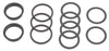 ThreadFit 30 Bottom Bracket Fit Kit 3 - English For 30mm Spindles Red